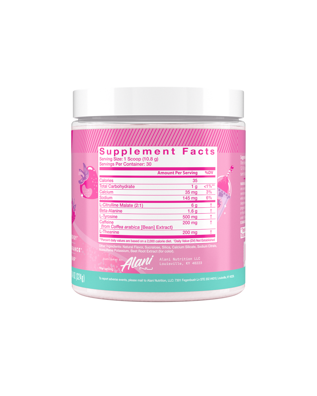 Alani Nu Pre-Workout - Pink Slush F1 - image 2