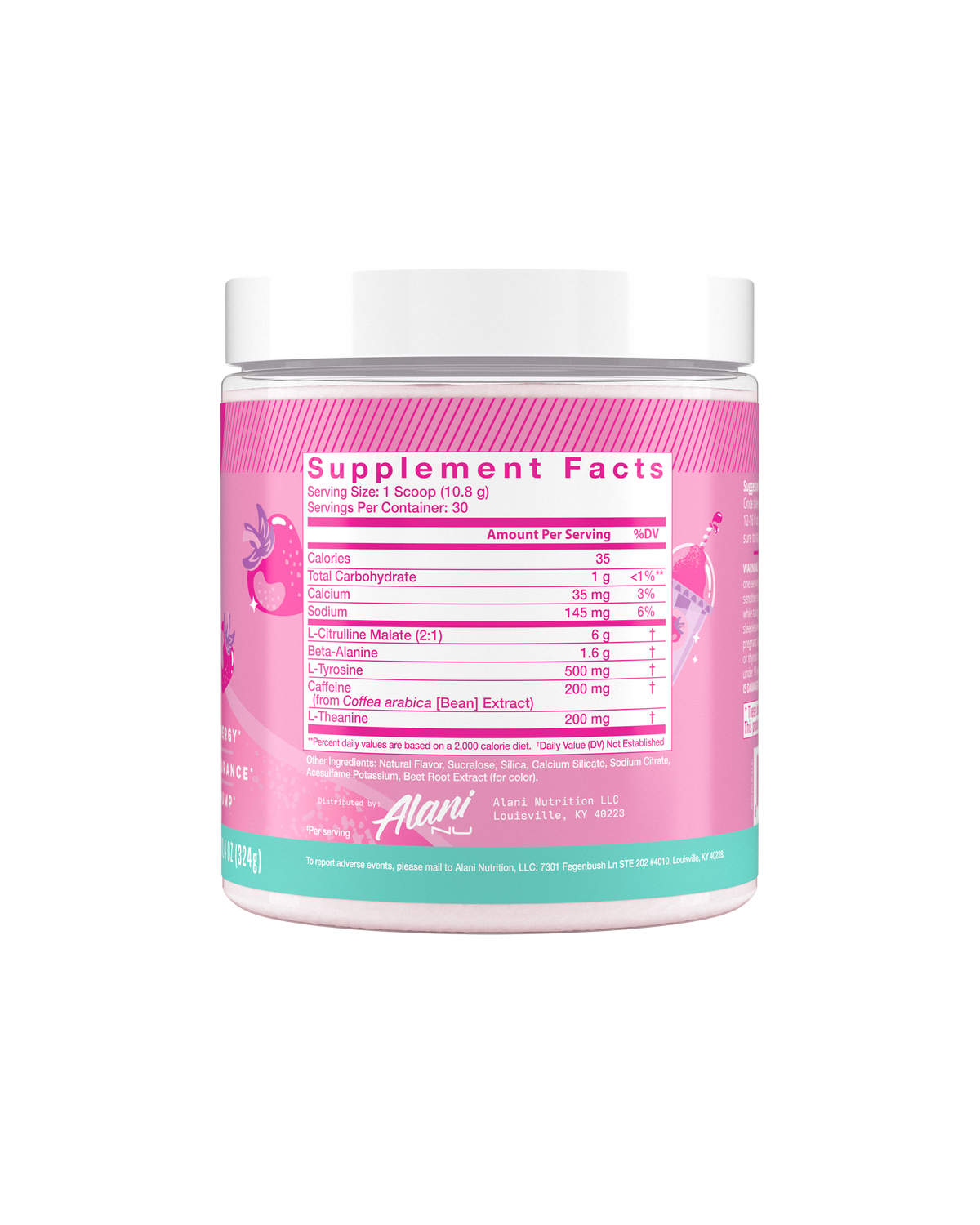 Alani Nu Pre-Workout - Pink Slush F1 - image 2