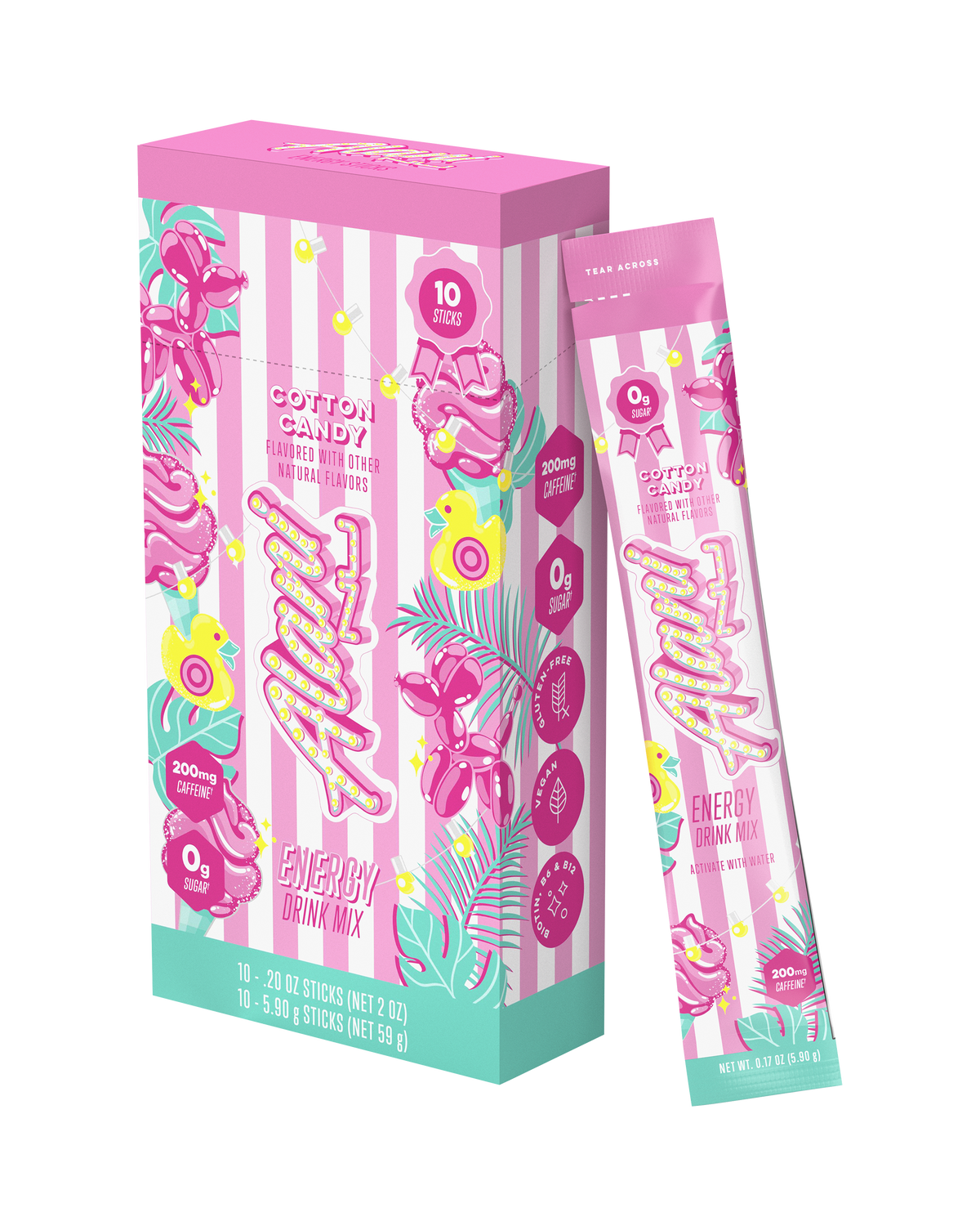 Alani Nu Energy Sticks - Cotton Candy U2 - image 2