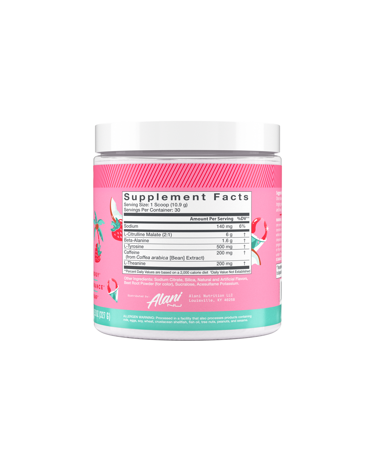 Alani Nu Pre-Workout - Hawaiian Shaved Ice Q4 - image 3