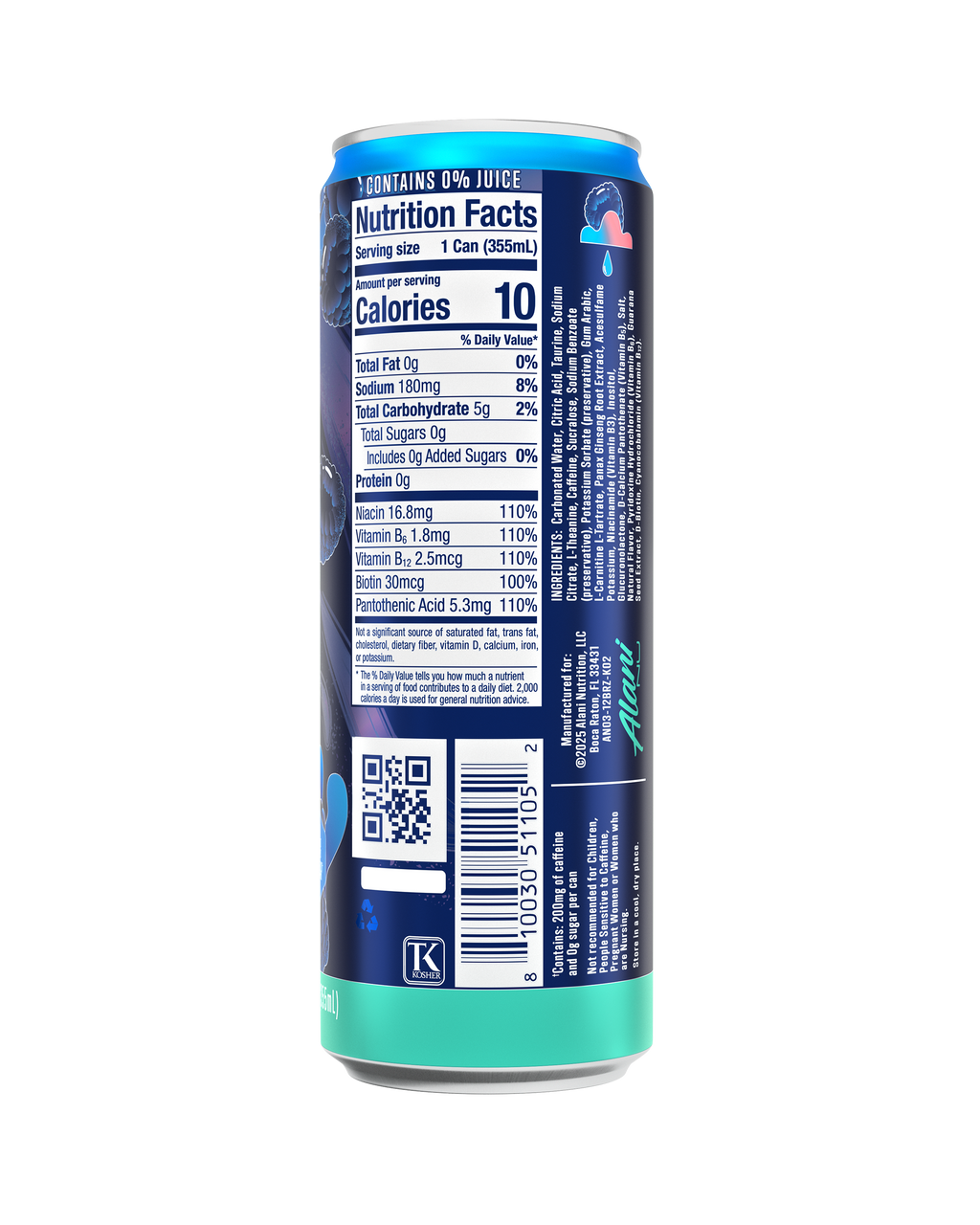 Alani Nu Energy Drink - Breezeberry E2 - image 3