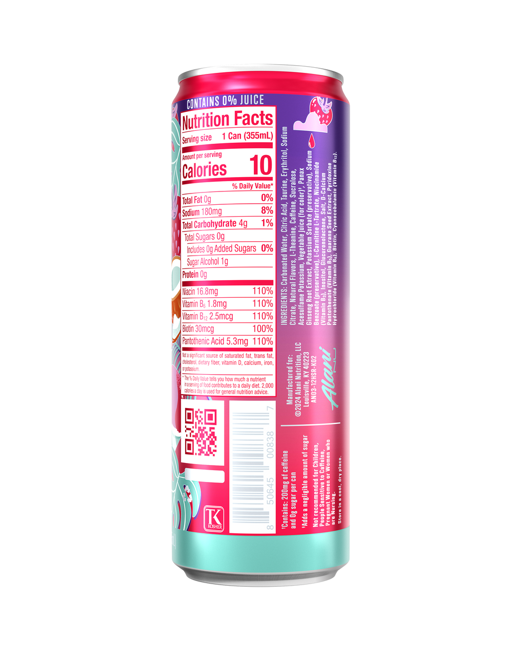 Alani Nu Energy Drink - Hawaiian Shaved Ice A9 - image 3