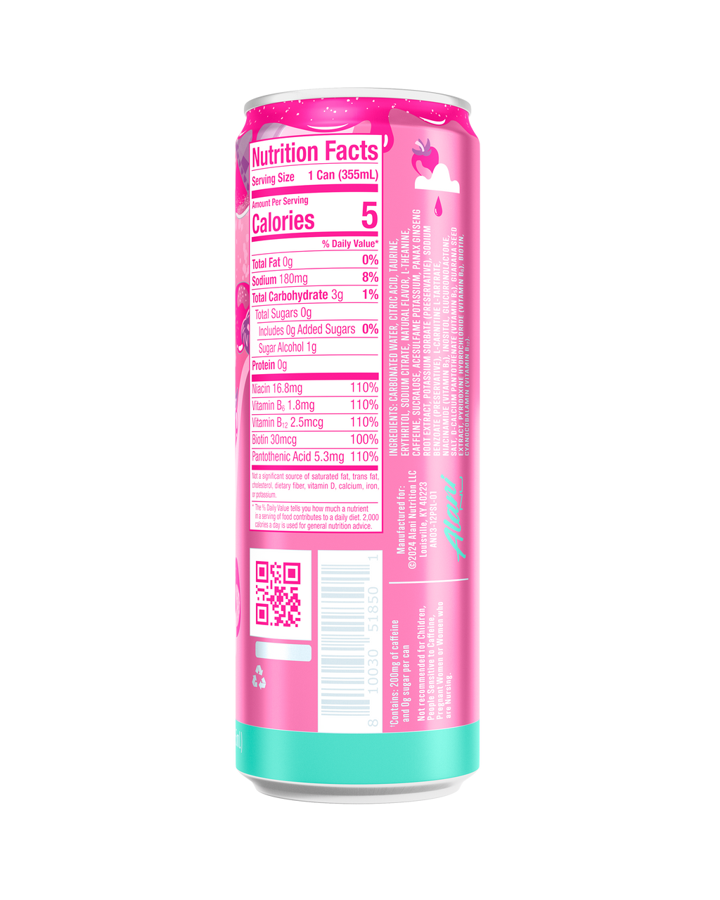 Alani Nu Energy Drink - Pink Slush F3 - image 3
