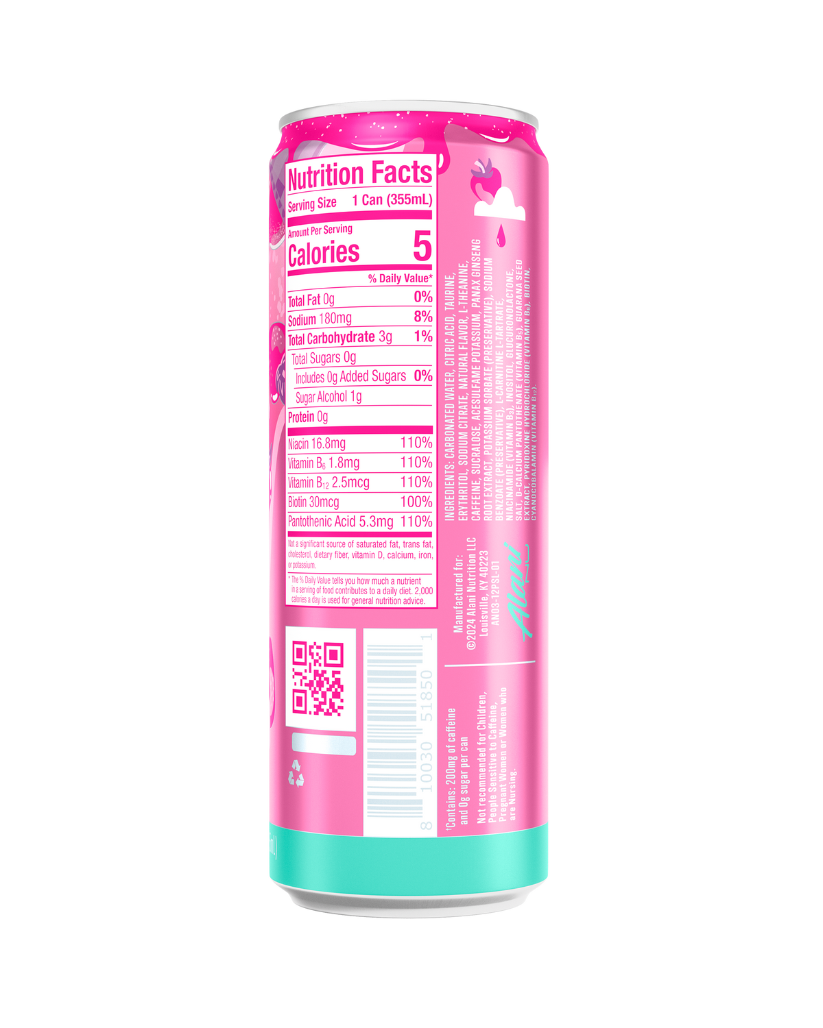 Alani Nu Energy Drink - Pink Slush F3 - image 3