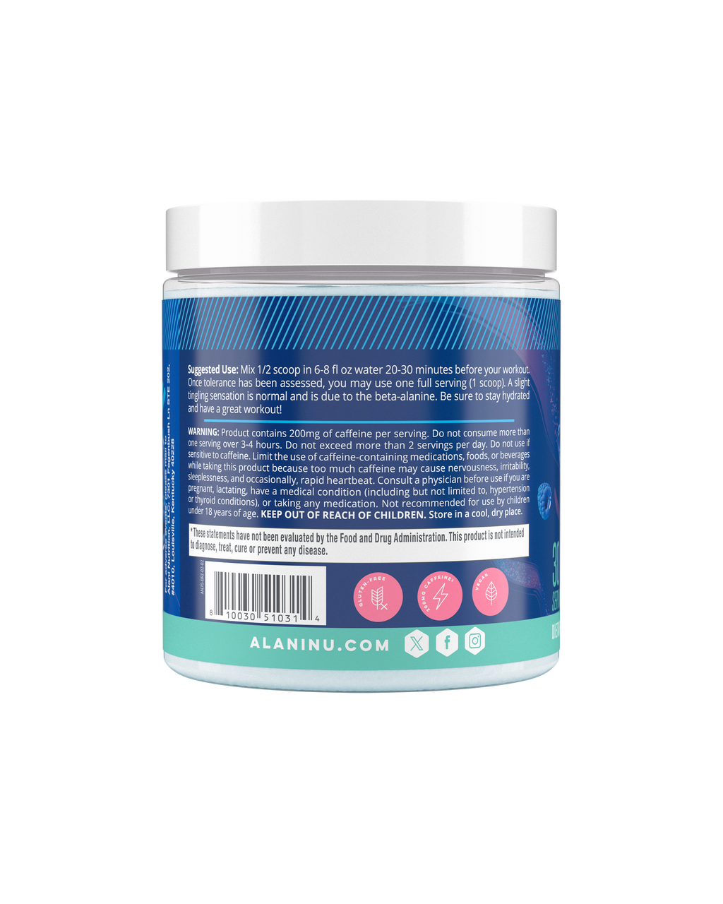 Alani Nu Pre-Workout - Breezeberry W5 - image 3
