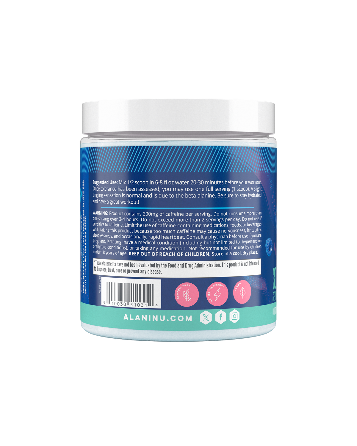 Alani Nu Pre-Workout - Breezeberry W5 - image 3