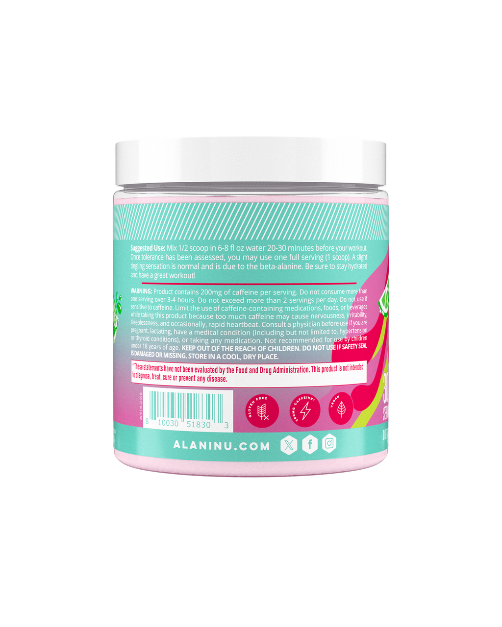 Alani Nu Pre-Workout - Cherry Twist I6 - image 3