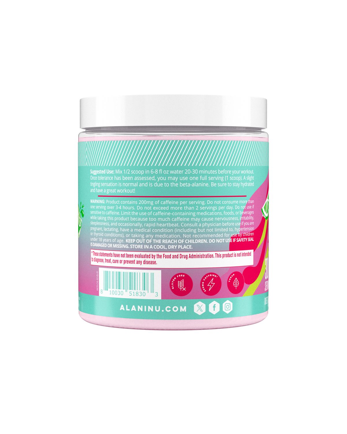 Alani Nu Pre-Workout - Cherry Twist I6 - image 3