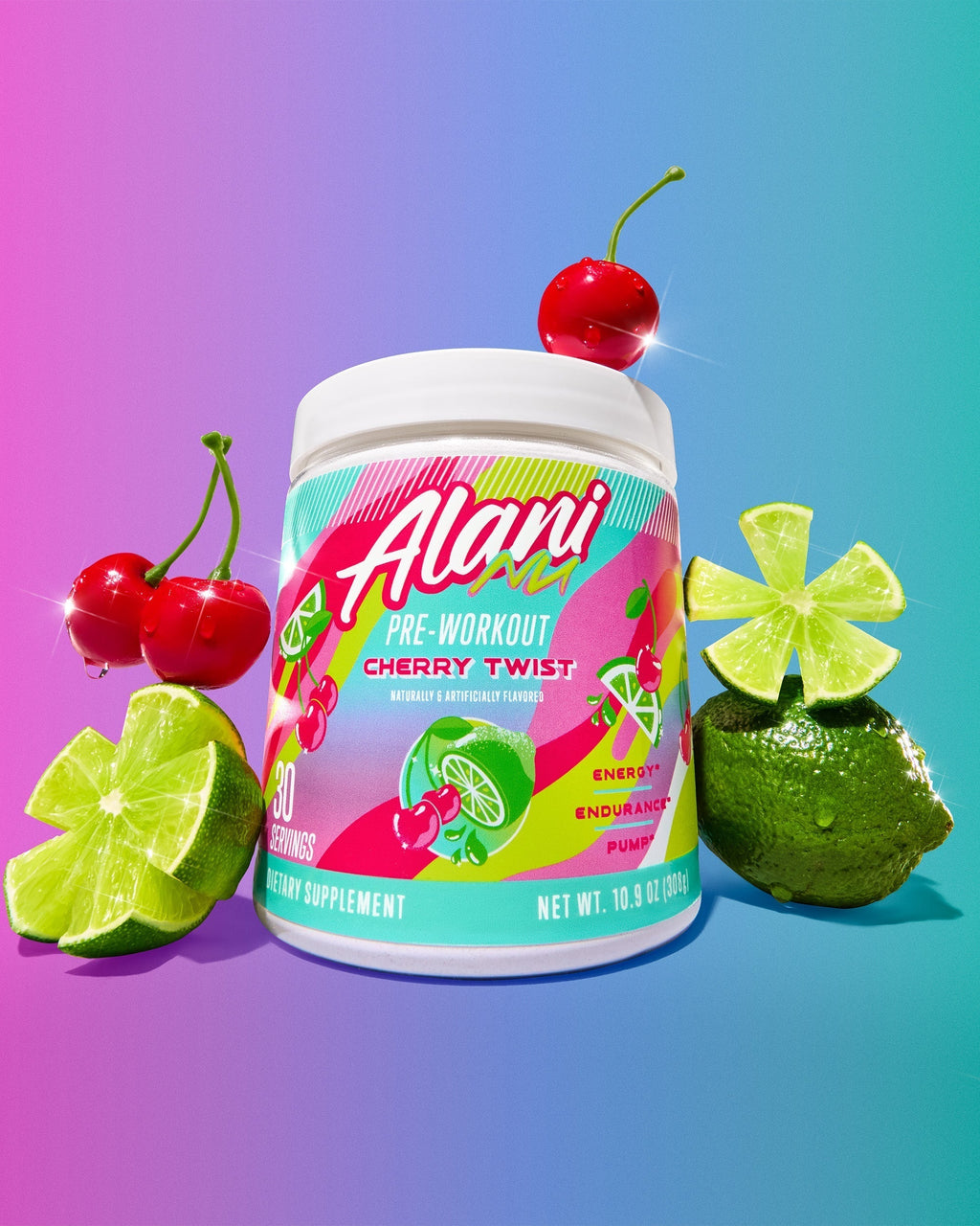 Alani Nu Pre-Workout - Cherry Twist I6 - image 4