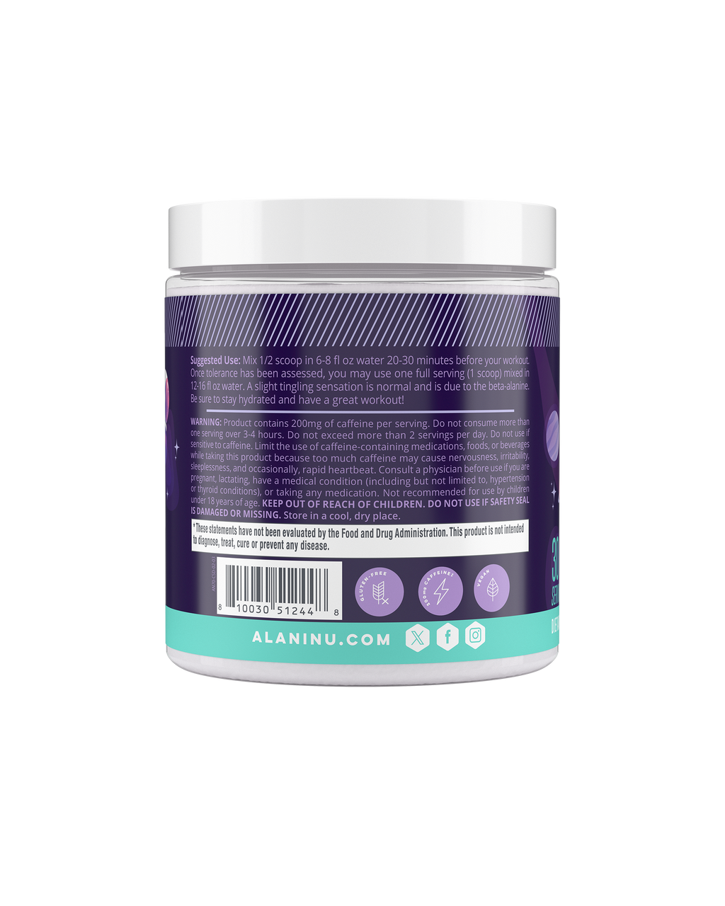 Alani Nu Pre-Workout - Cosmic Stardust A9 - image 3
