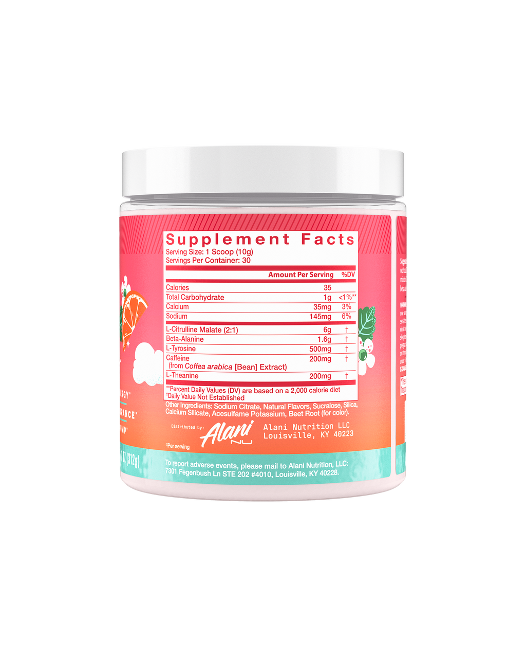 Alani Nu Pre-Workout - Strawberry Sunrise J2 - image 2