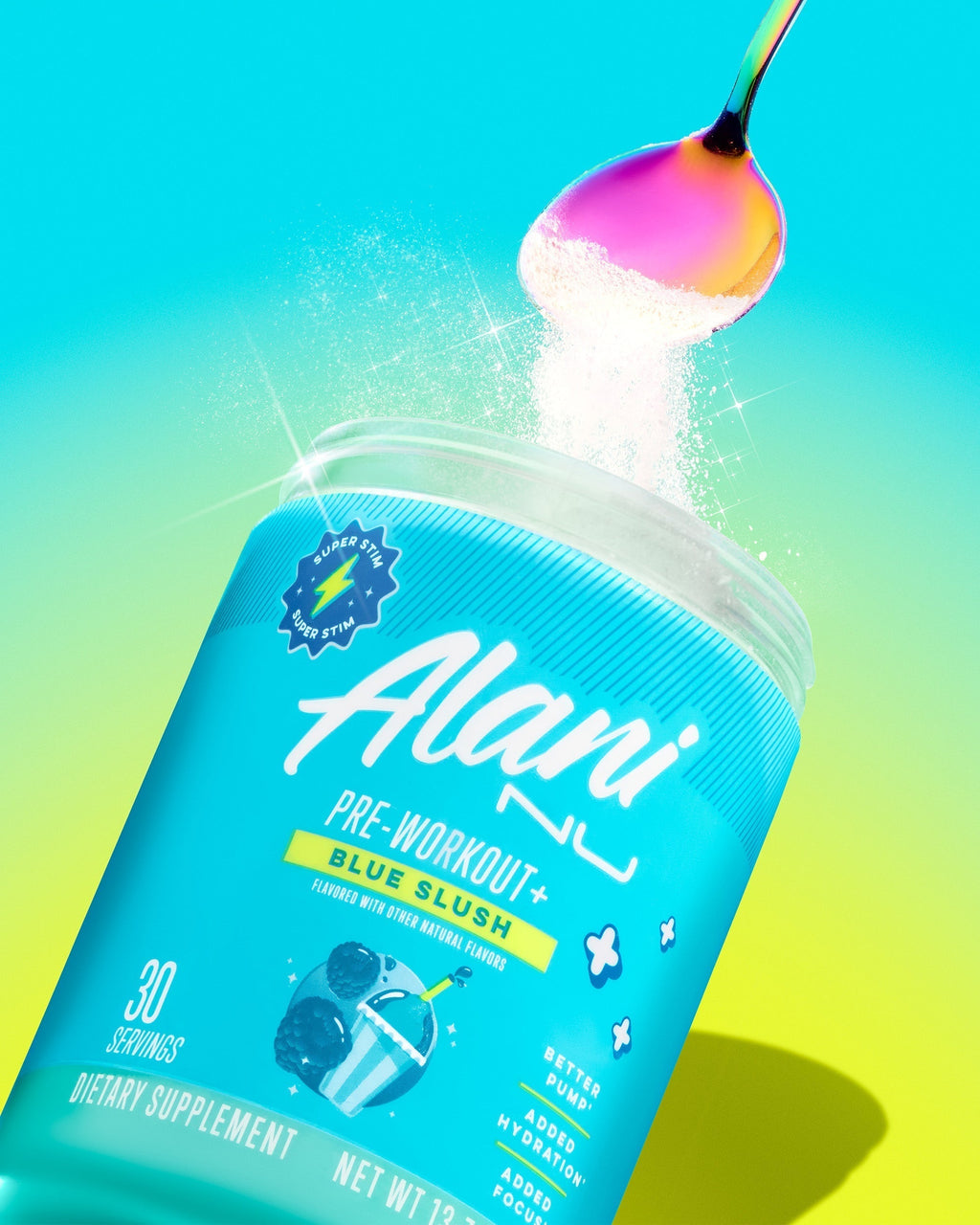 Alani Nu Pre-Workout+ - Blue Slush S3 - image 5