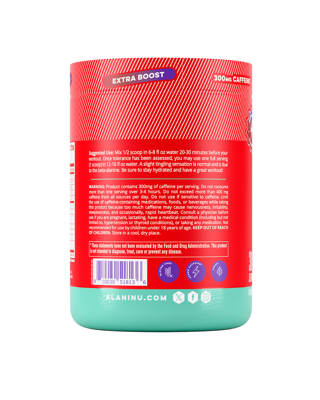 Alani Nu Pre-Workout+ - Cherry Slush Q2 - image 3