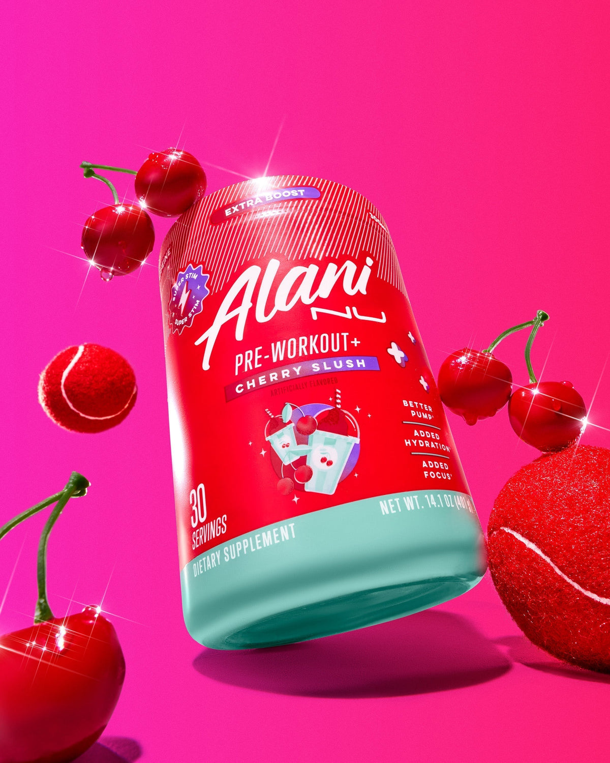 Alani Nu Pre-Workout+ - Cherry Slush Q2 - image 4
