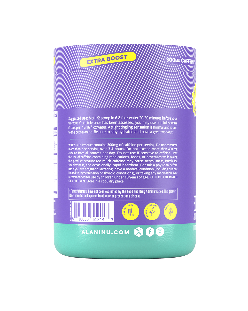 Alani Nu Pre-Workout+ - Frozen Lemonade N7 - image 3