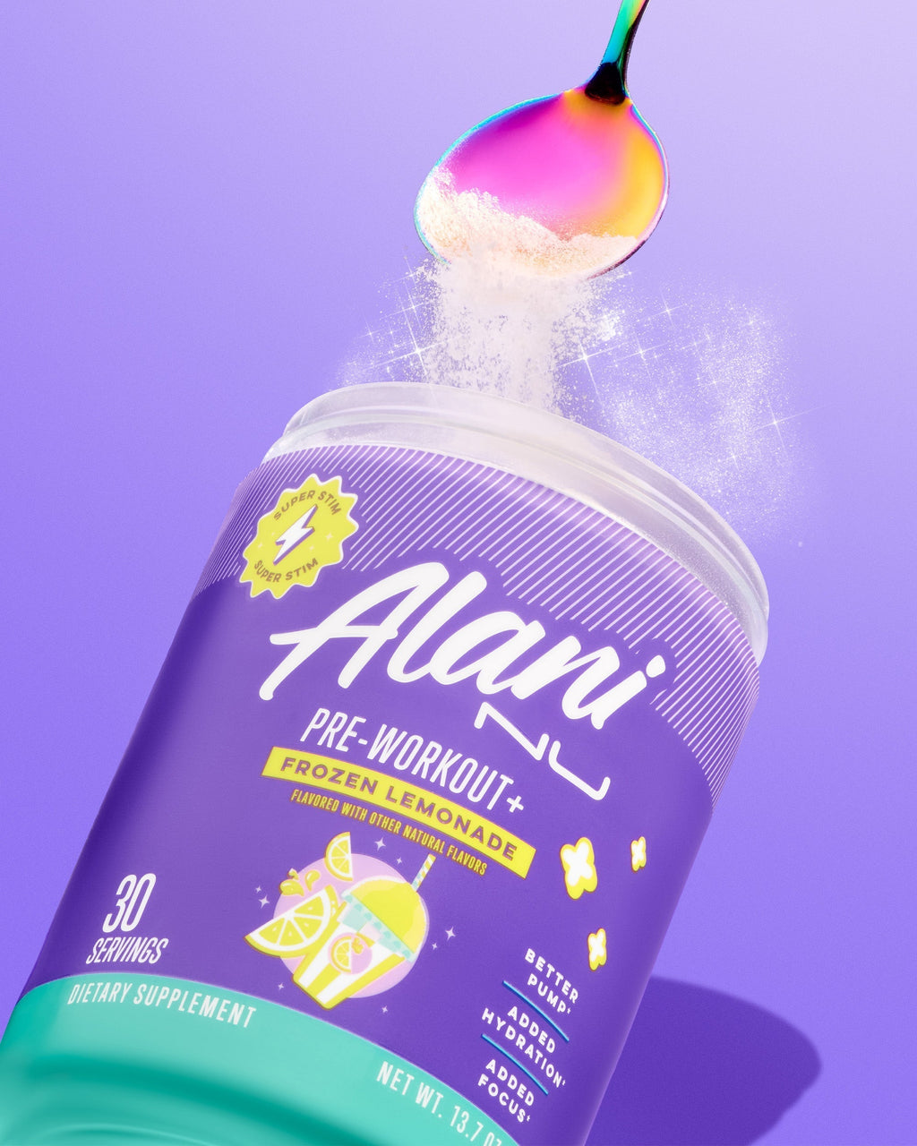 Alani Nu Pre-Workout+ - Frozen Lemonade N7 - image 5