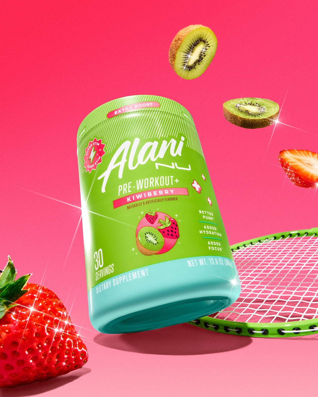 Alani Nu Pre-Workout+ - Kiwiberry U1 - image 4