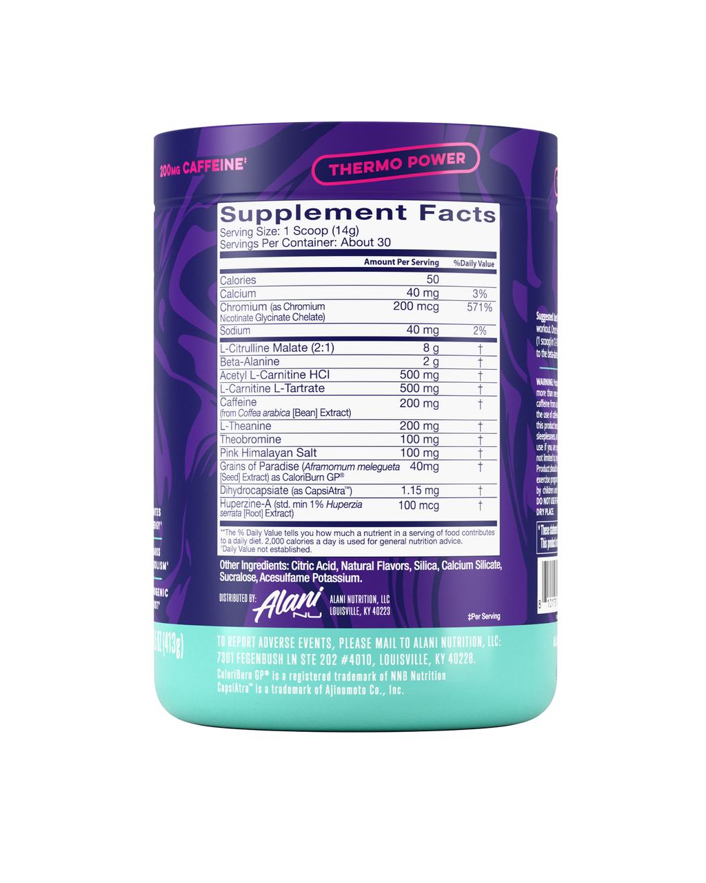 Alani Nu Pre-Workout+ Burn - Melonberry Blast L3 - image 2