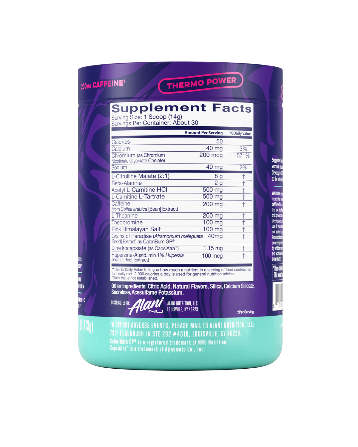 Alani Nu Pre-Workout+ Burn - Melonberry Blast L3 - image 2