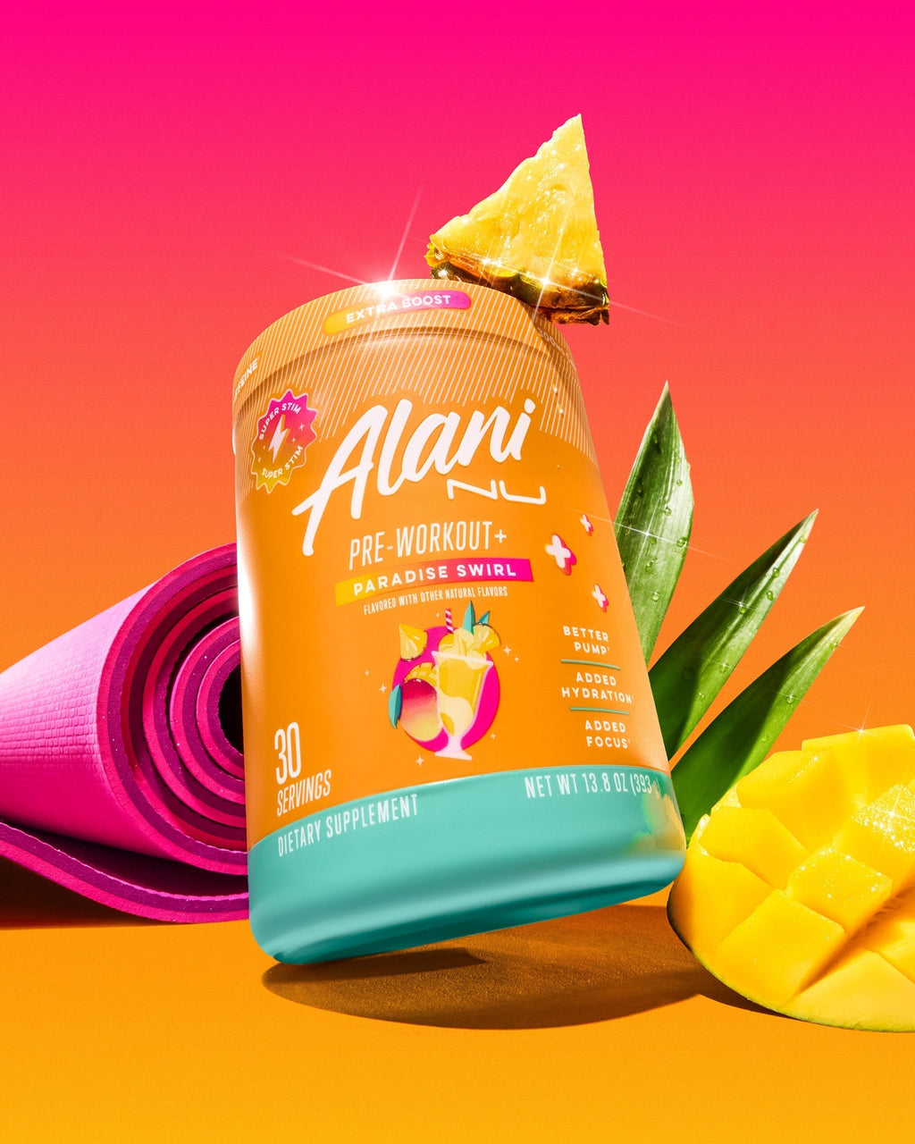 Alani Nu Pre-Workout+ - Paradise Swirl V9 - image 4