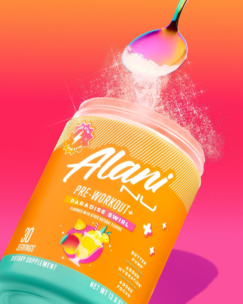 Alani Nu Pre-Workout+ - Paradise Swirl V9 - image 5