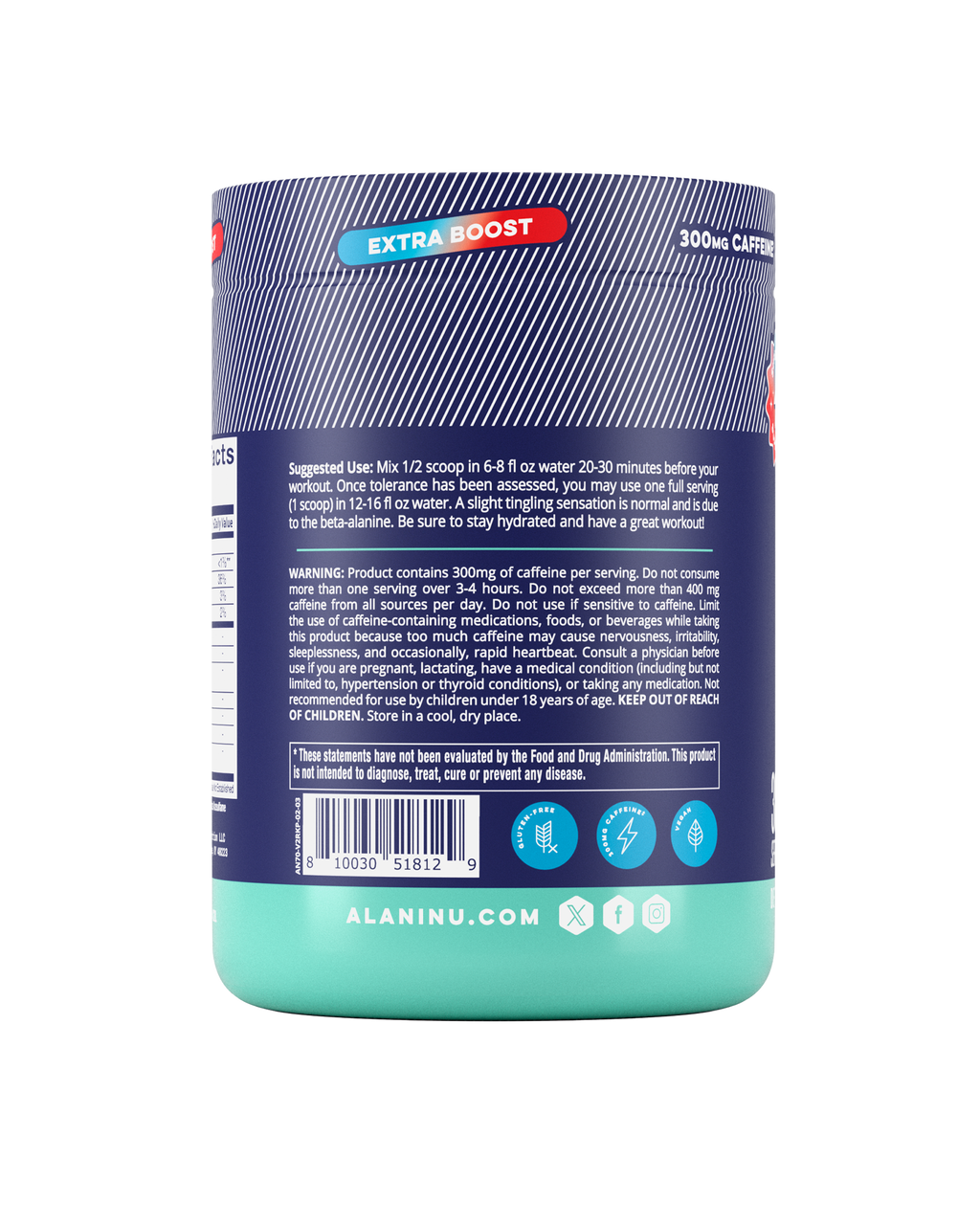 Alani Nu Pre-Workout+ - Rocket Pop V1 - image 3
