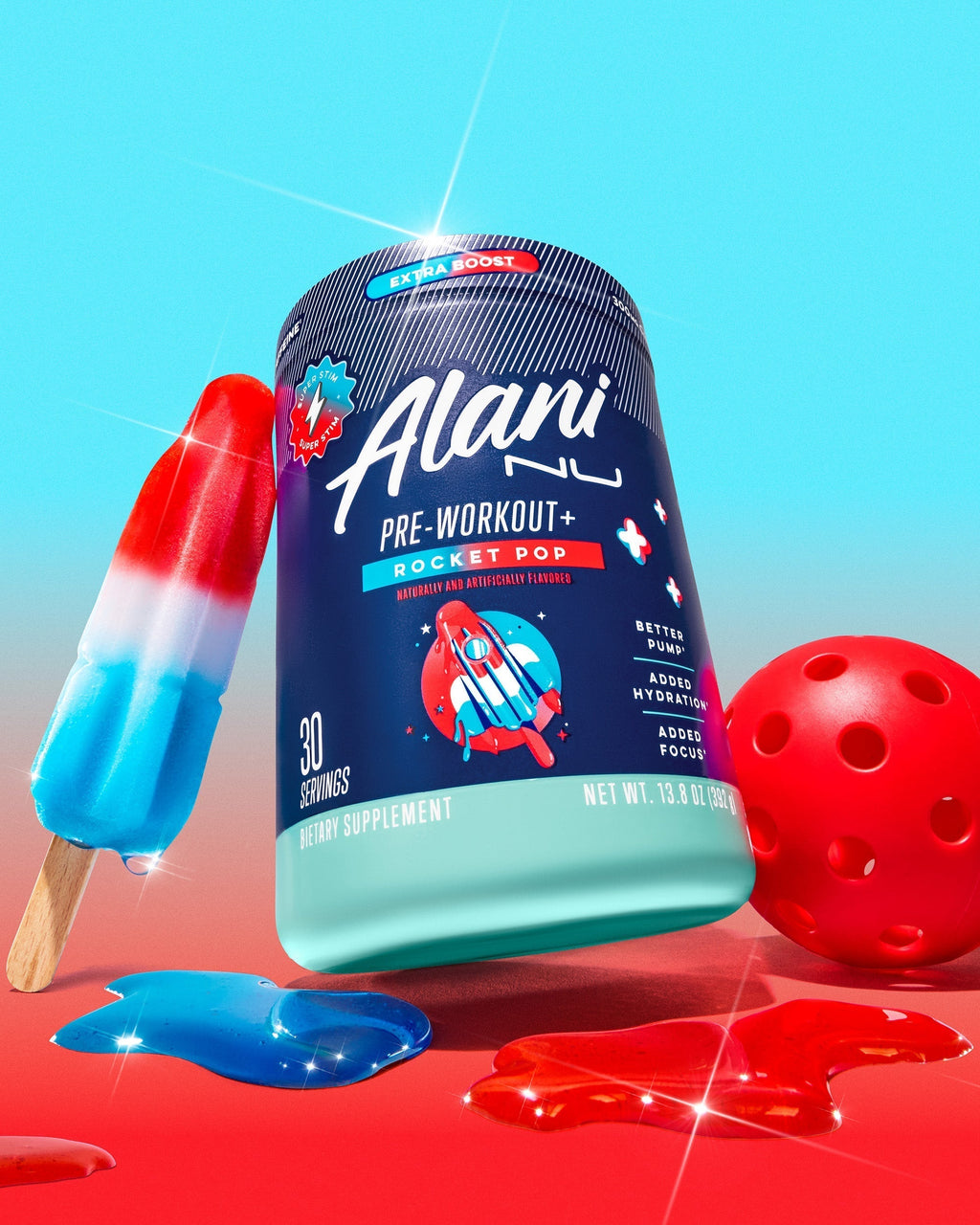 Alani Nu Pre-Workout+ - Rocket Pop V1 - image 4