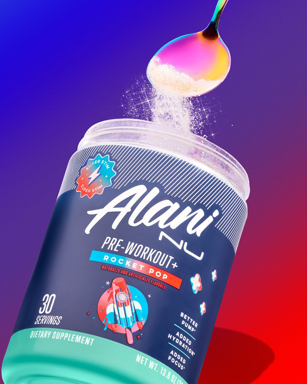 Alani Nu Pre-Workout+ - Rocket Pop V1 - image 5