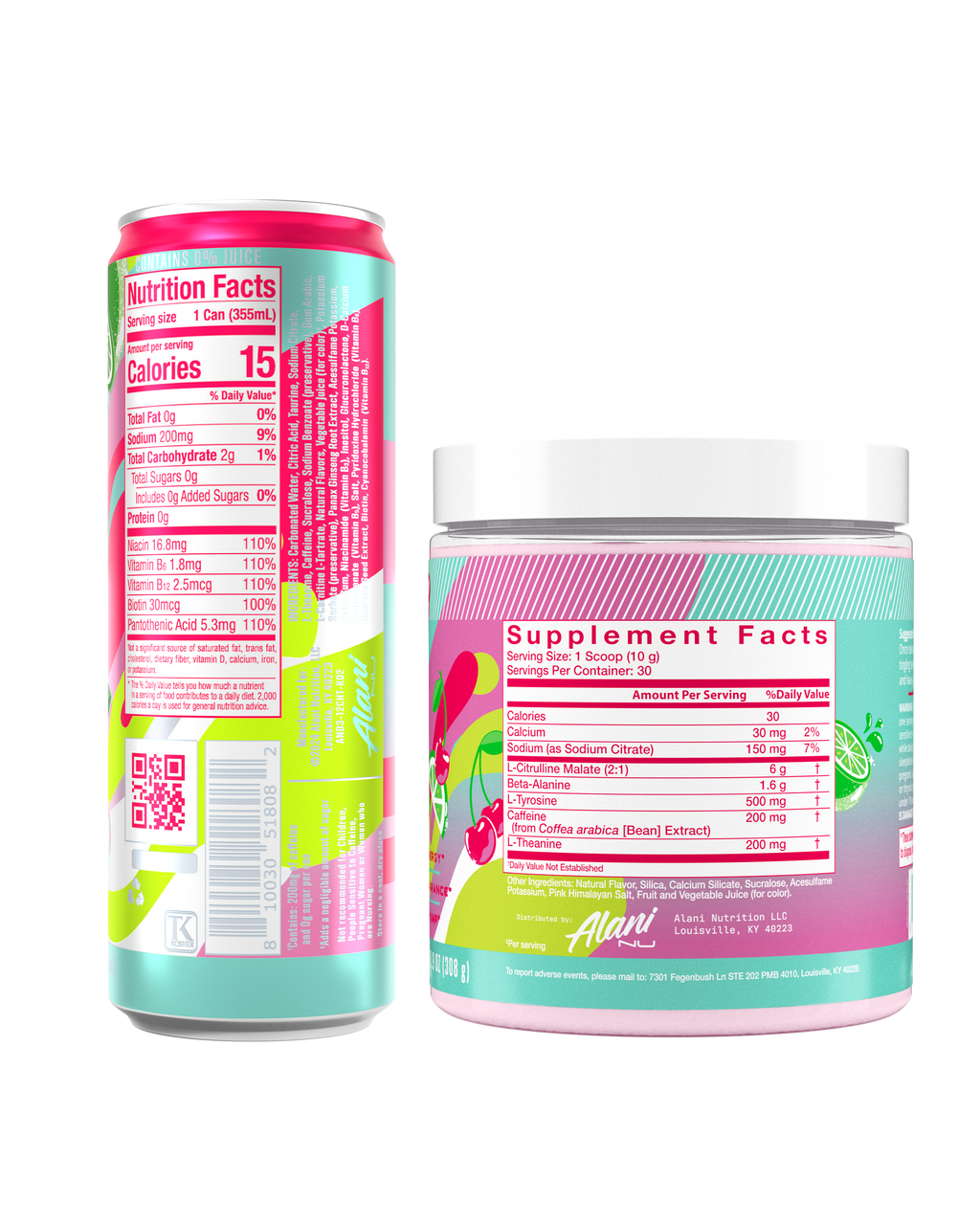 Alani Nu Energy Drink & Pre-Workout - Cherry Twist E8 - image 3