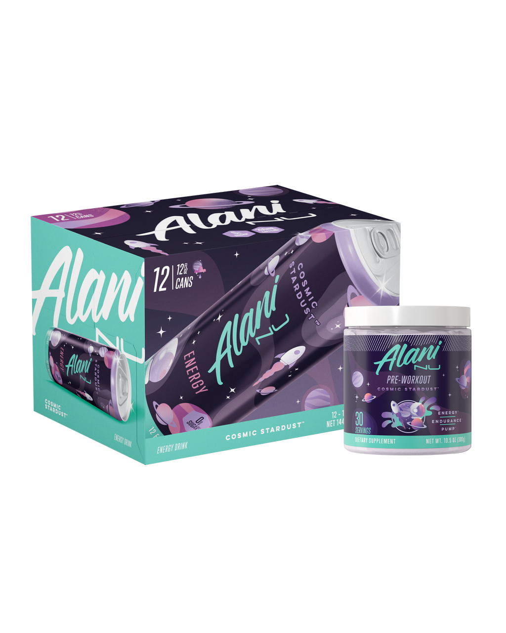 Alani Nu Energy Drink & Pre-Workout - Cosmic Stardust Q9 - image 1