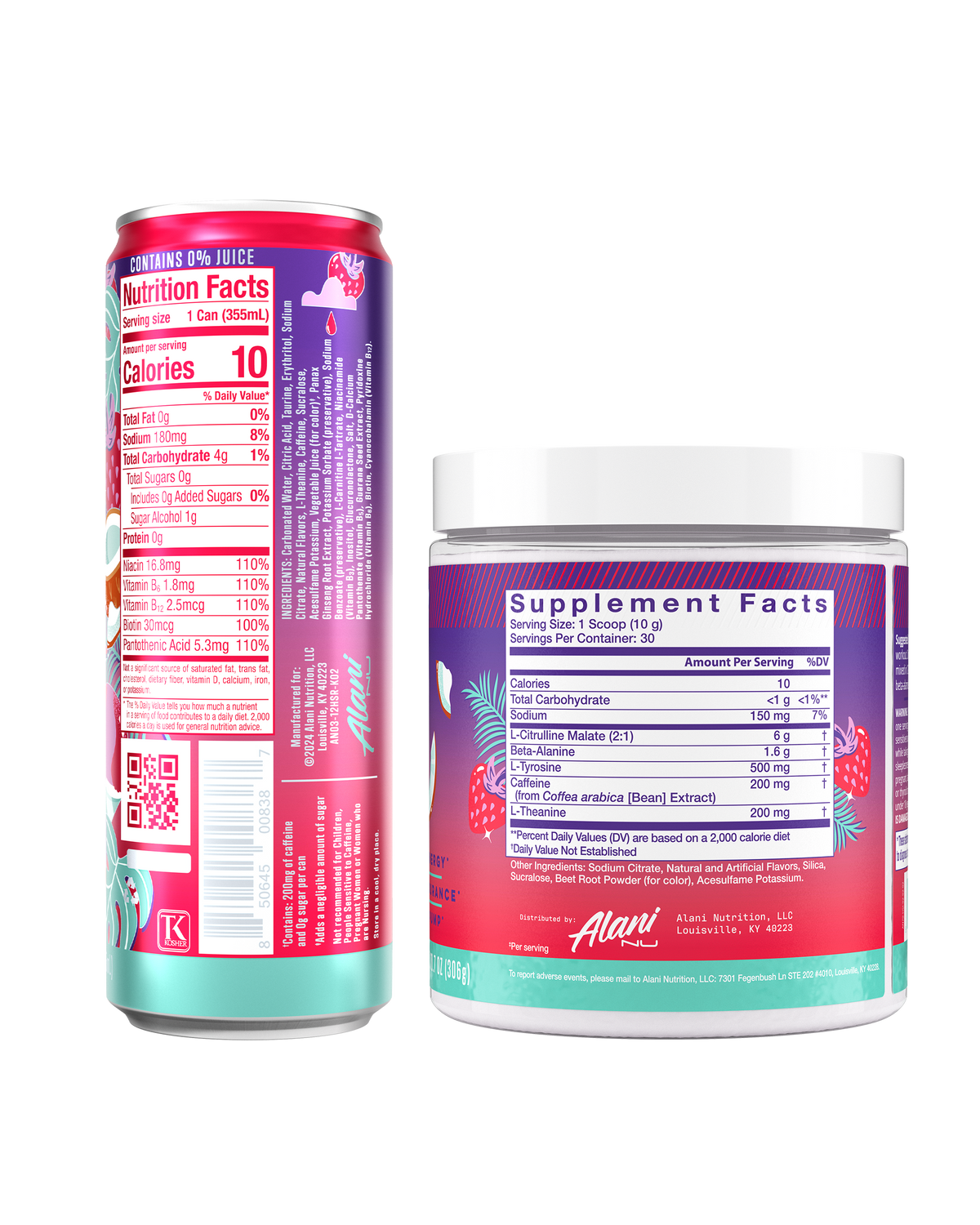 Alani Nu Energy Drink & Pre-Workout - Hawaiian Shaved Ice C1 - image 3