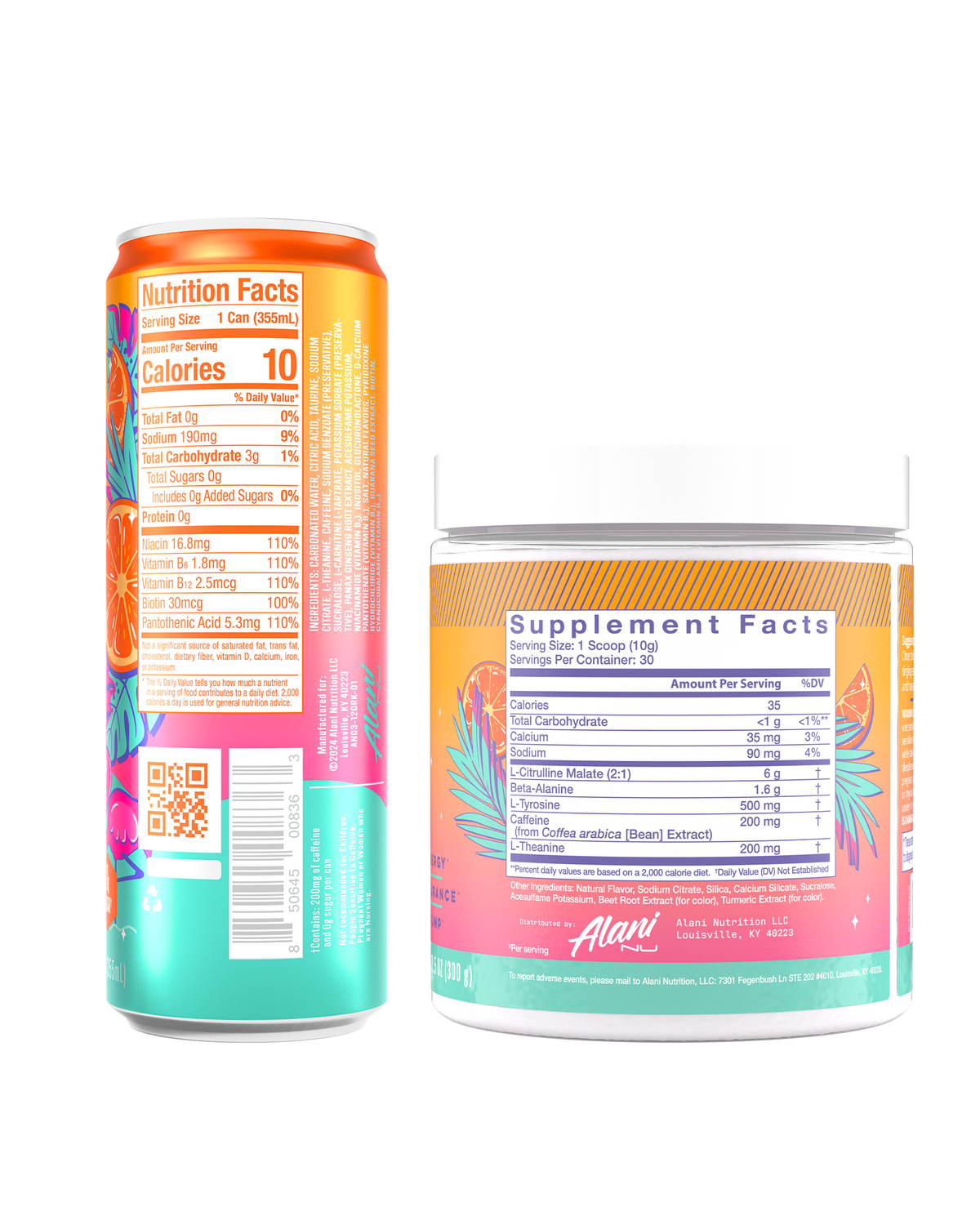 Alani Nu Energy Drink & Pre-Workout - Orange Kiss P5 - image 3