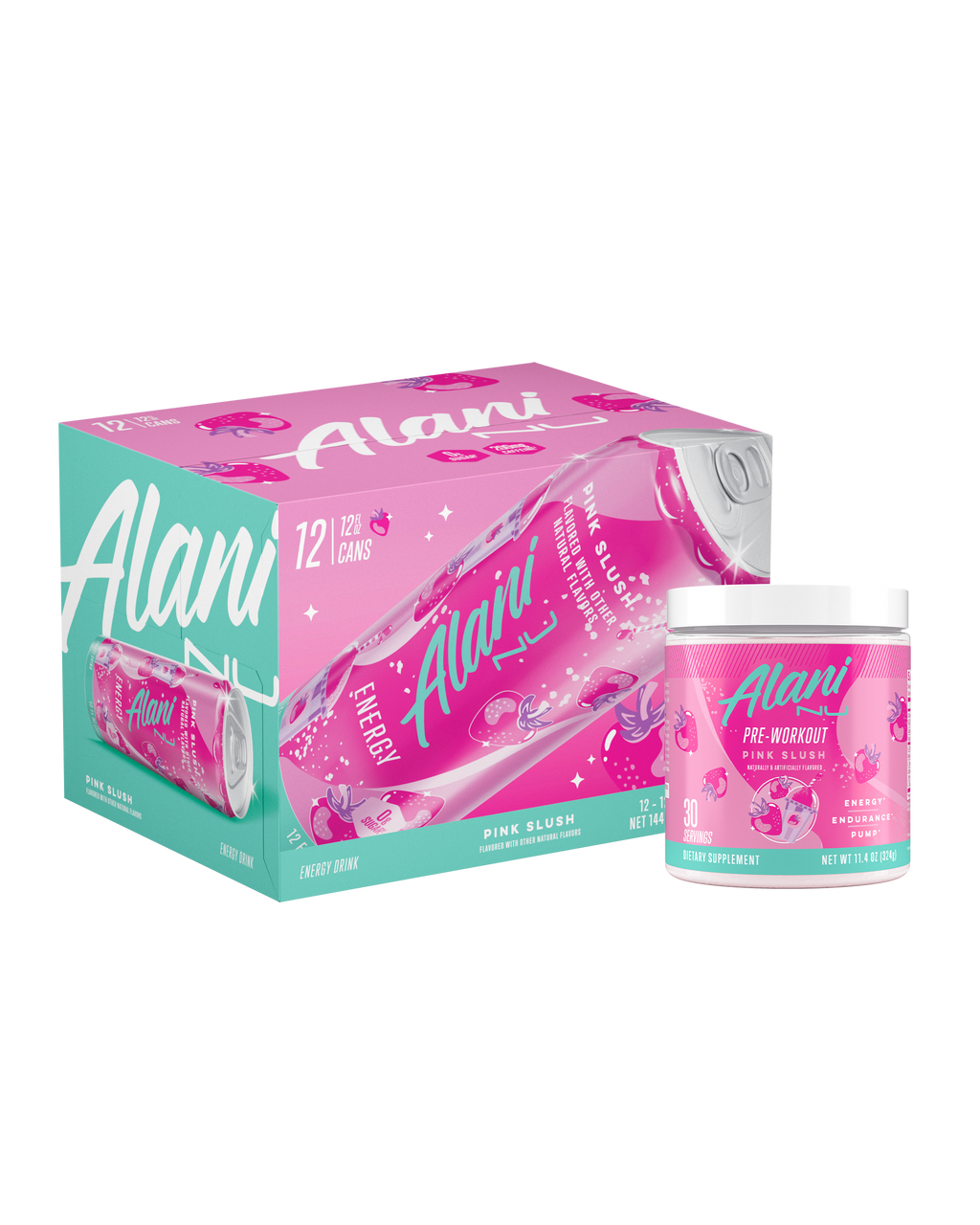Alani Nu Energy Drink & Pre-Workout - Pink Slush P7 - image 1