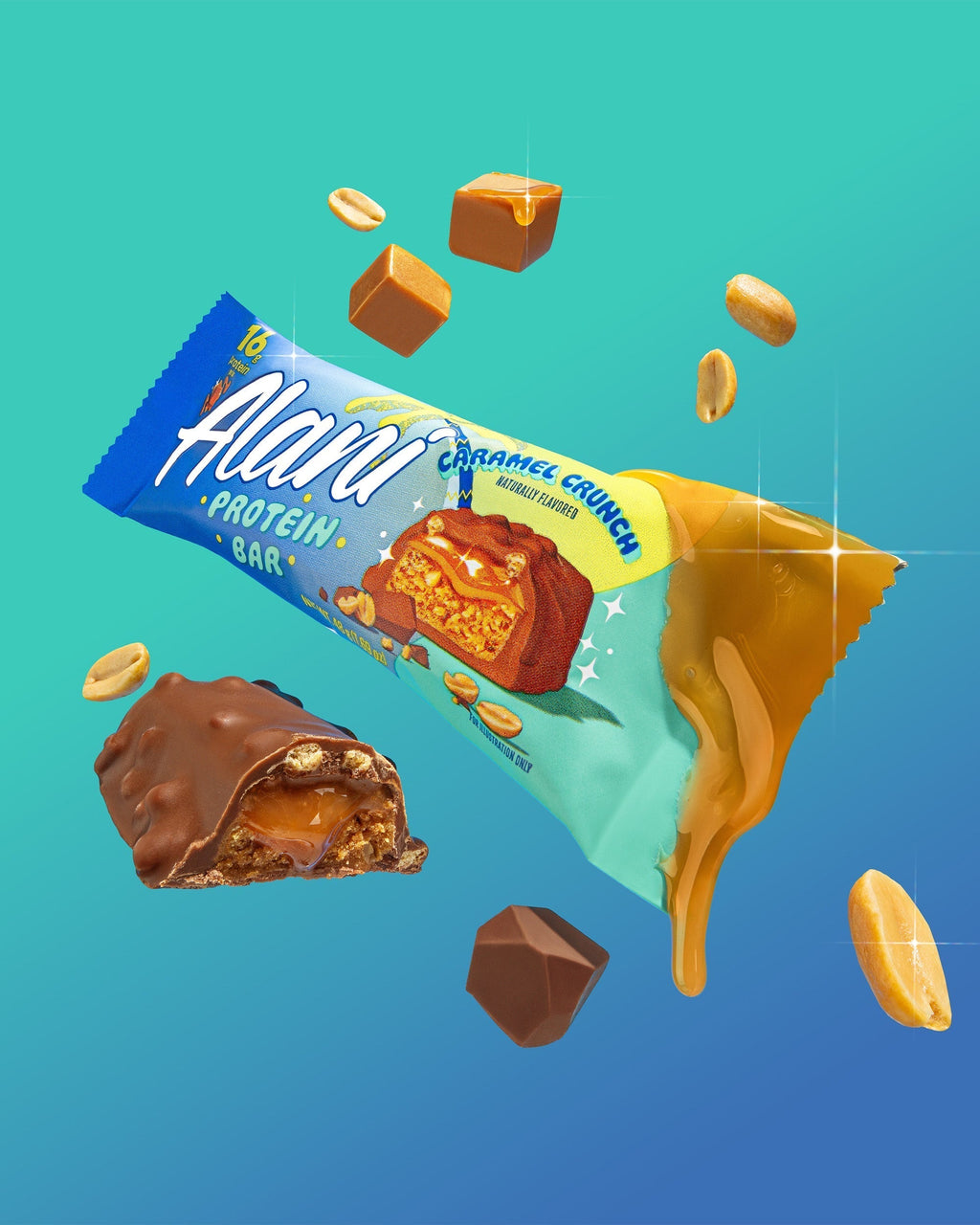 Alani Nu Protein Bar - Caramel Crunch Z6 - image 5