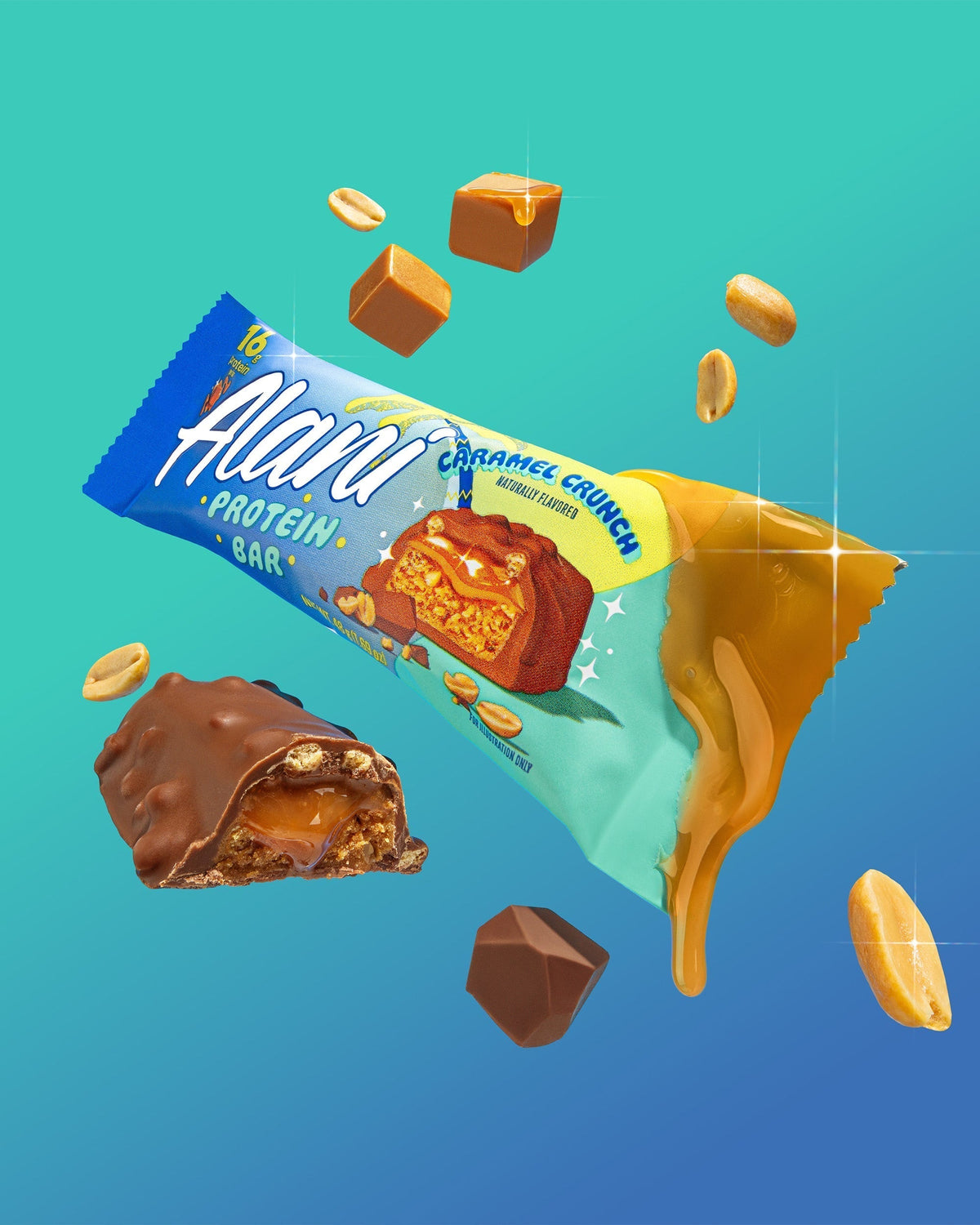 Alani Nu Protein Bar - Caramel Crunch Z6 - image 5