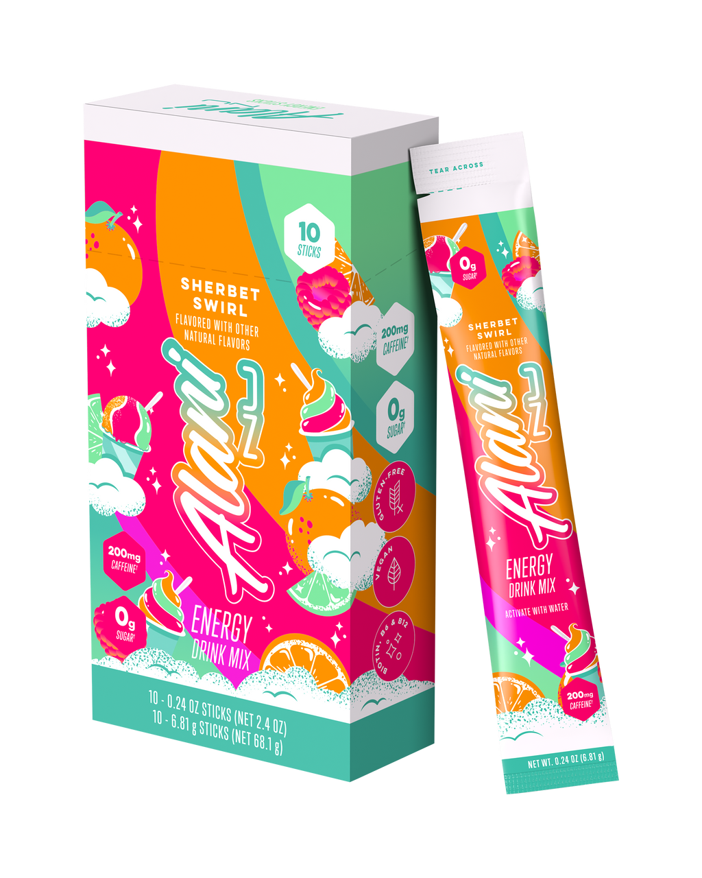 Alani Nu Energy Sticks - Sherbet Swirl V1 - image 2