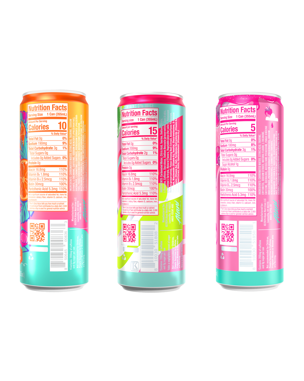 Alani Nu Energy Variety Pack - Sunshine Mix H4 - image 3