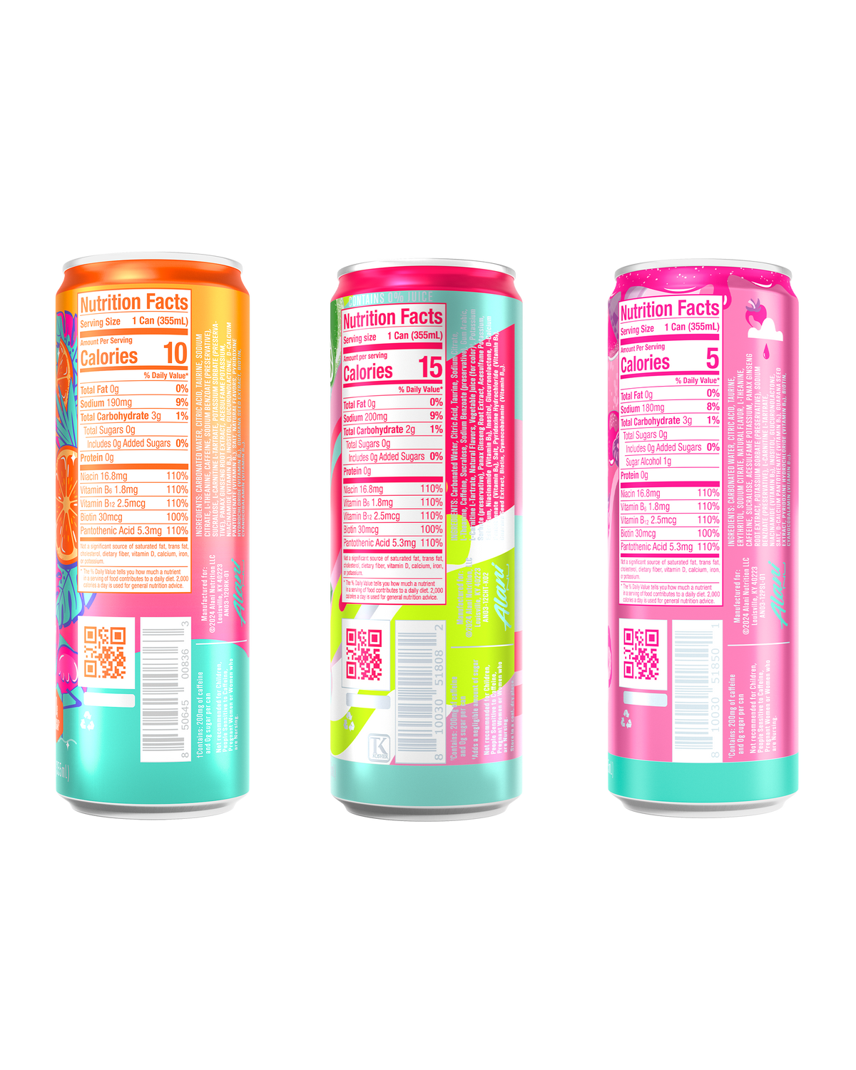 Alani Nu Energy Variety Pack - Sunshine Mix H4 - image 3