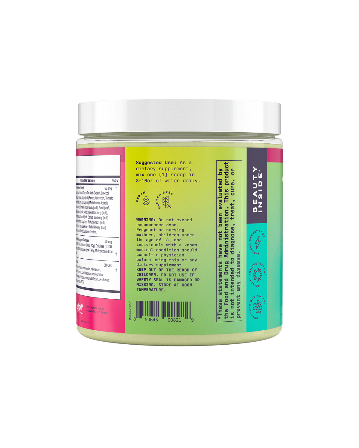 Alani Nu Super Greens - Wild Berry M8 - image 3