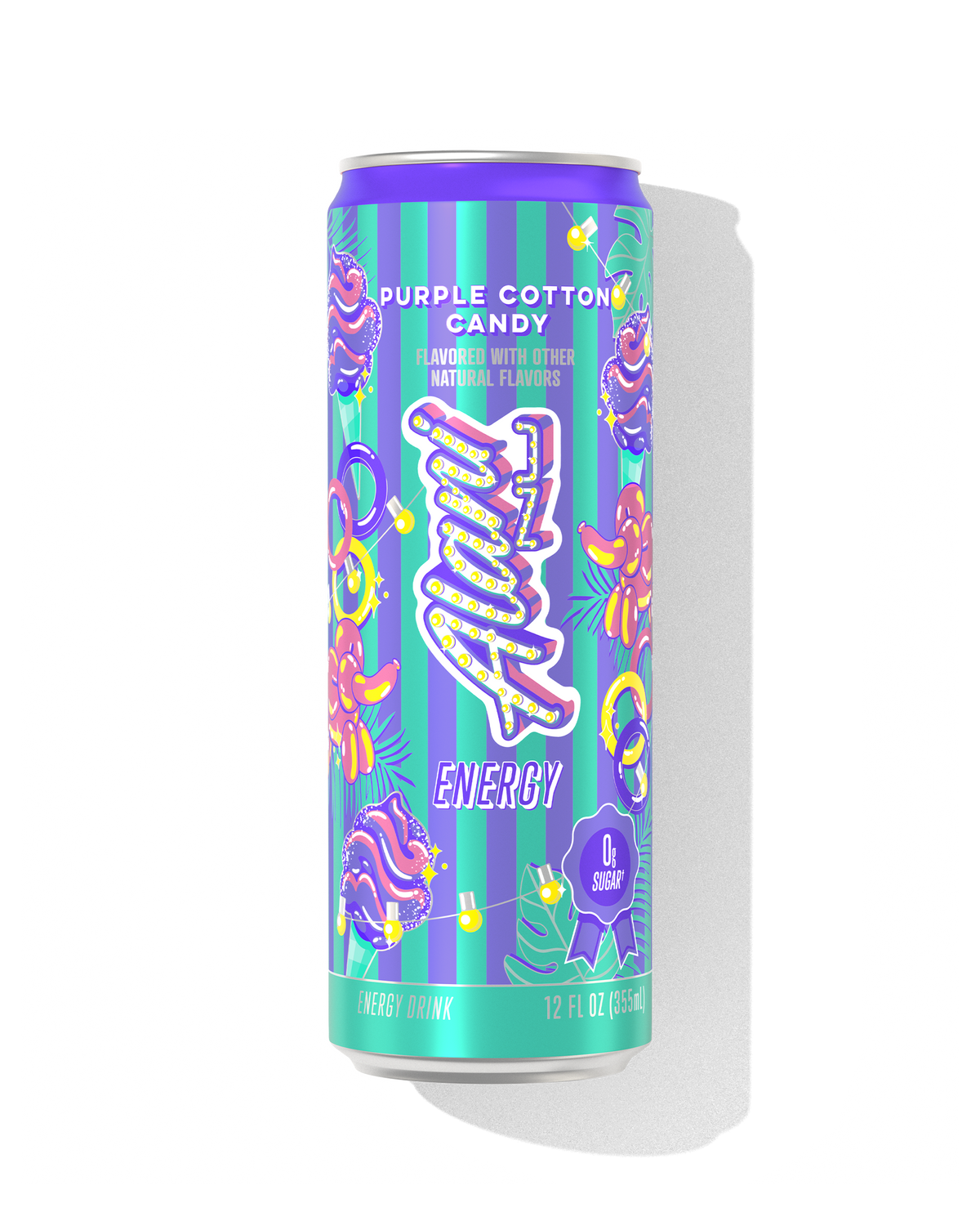Alani Nu Energy Drink - Purple Cotton Candy V7 - image 1