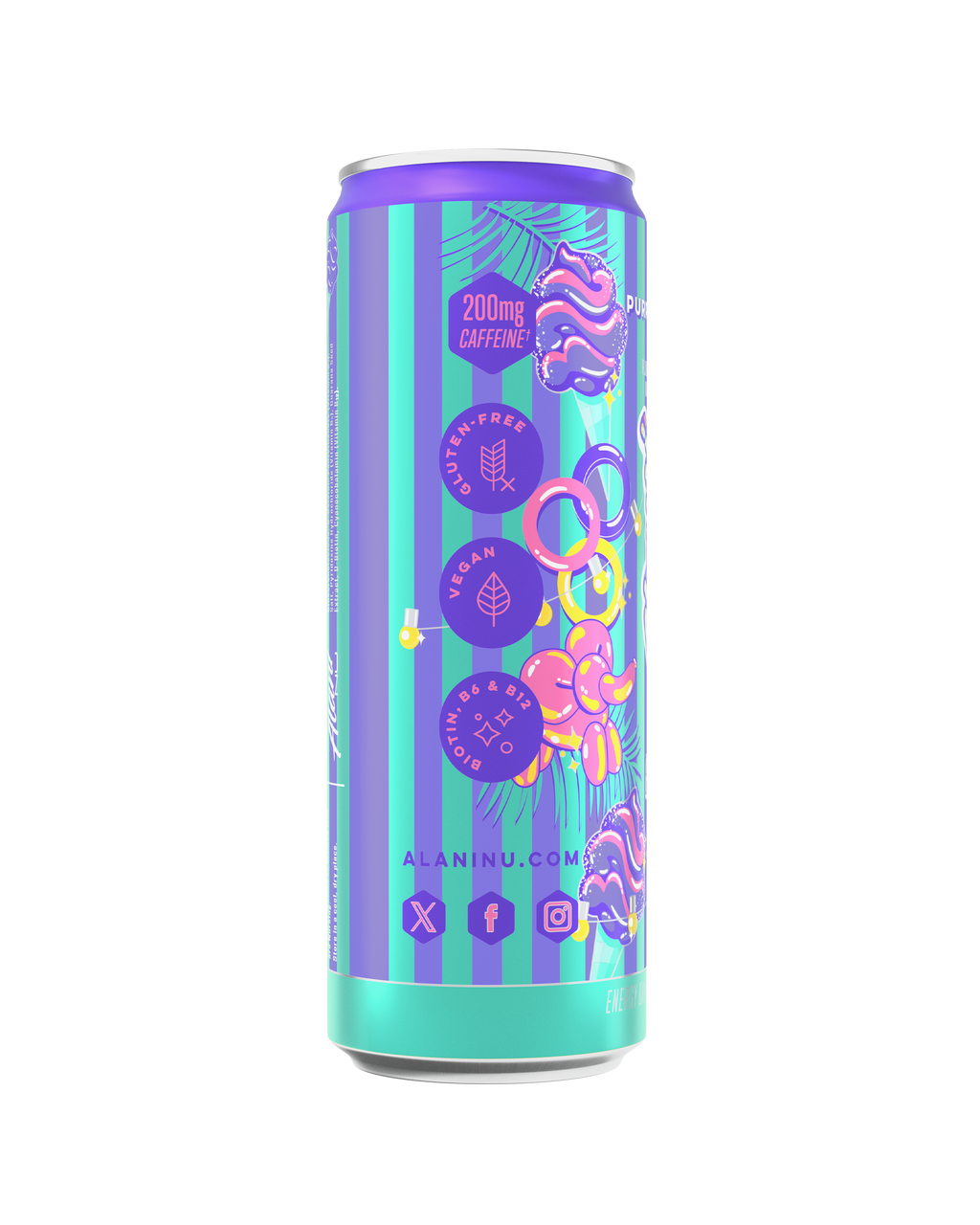 Alani Nu Energy Drink - Purple Cotton Candy D6 - image 2