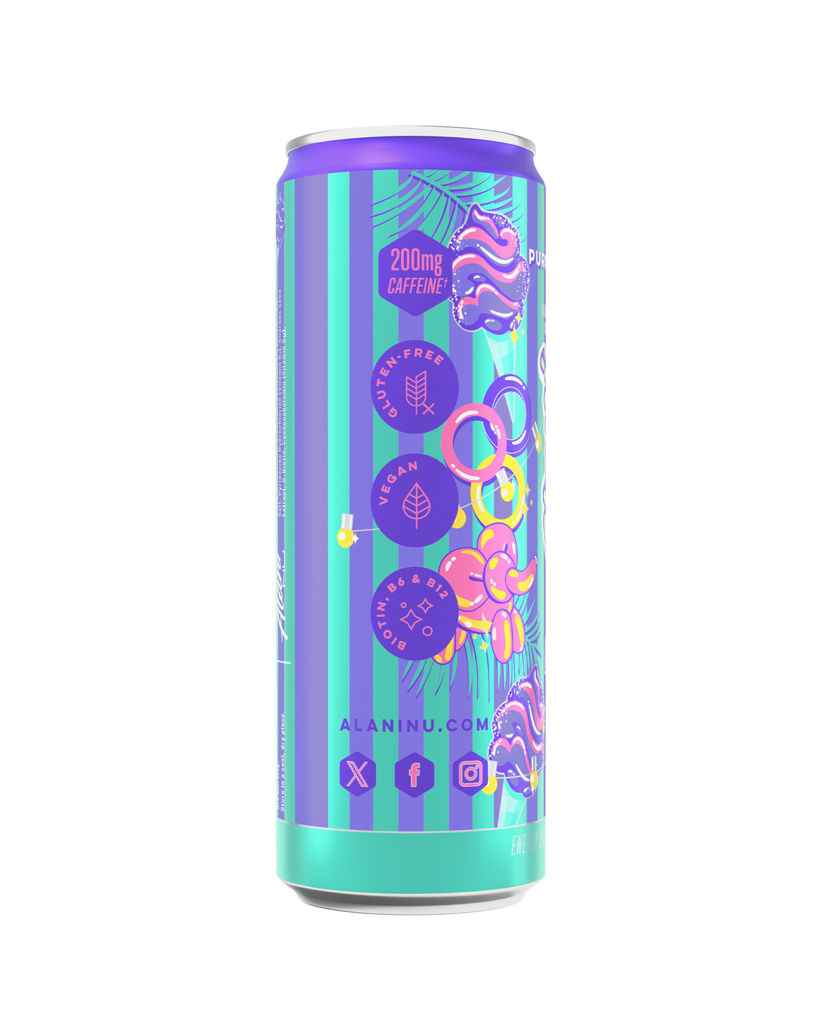 Alani Nu Energy Drink - Purple Cotton Candy D6 - image 2