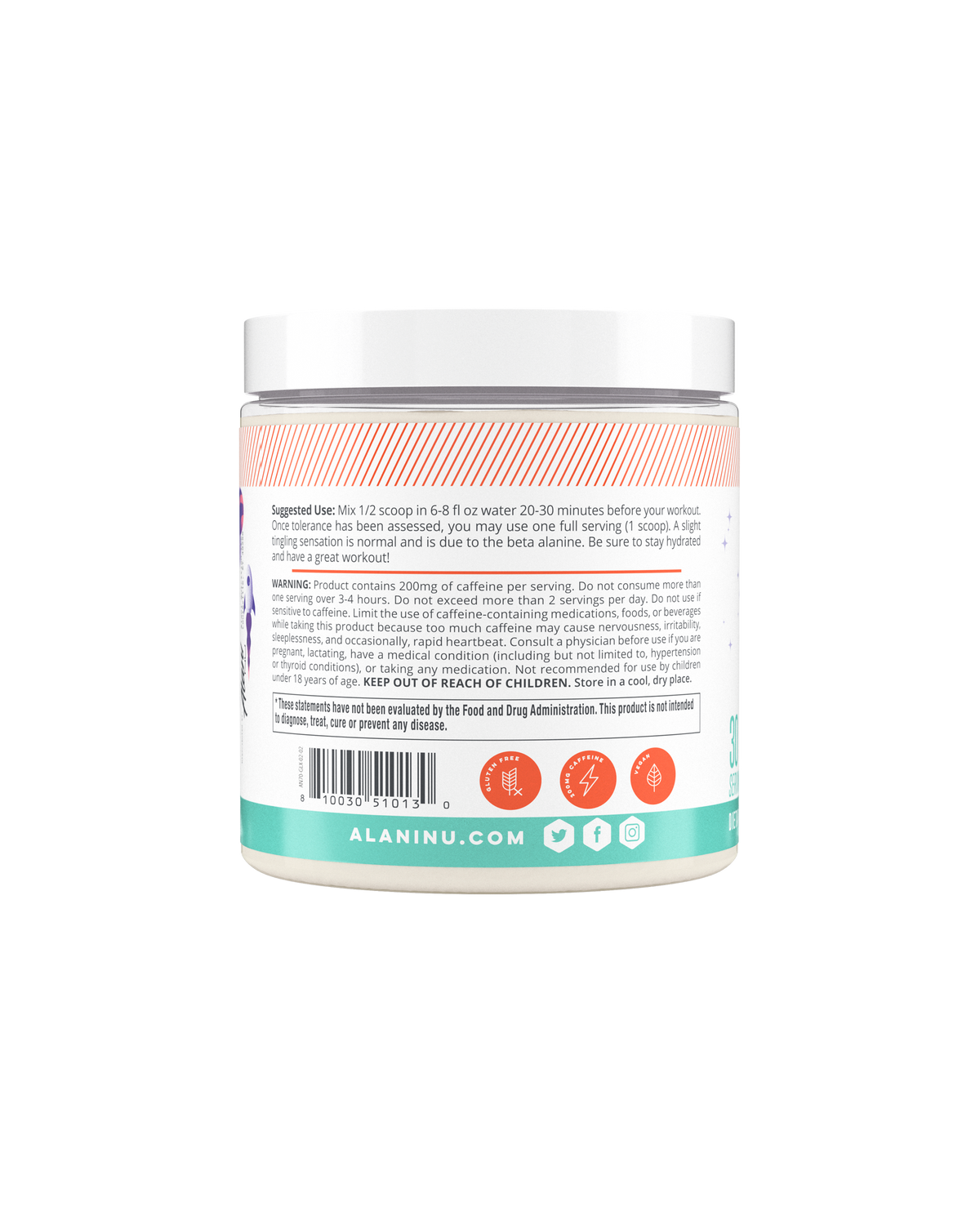 Alani Nu Pre-Workout - Galaxy Lemonade Y6 - image 2