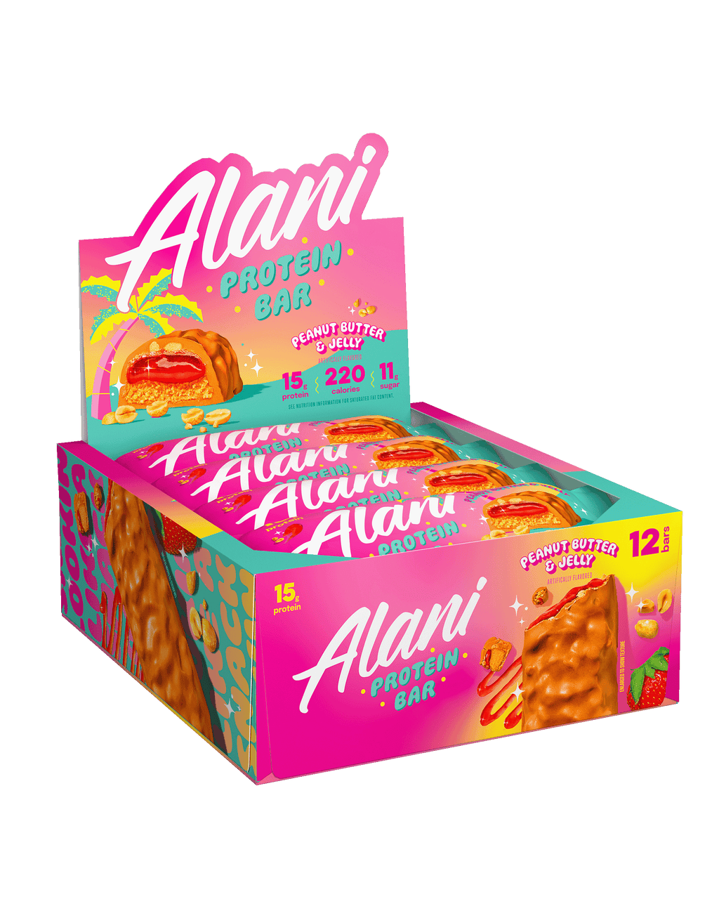Alani Nu Protein Bar - Peanut Butter & Jelly D7 - image 5