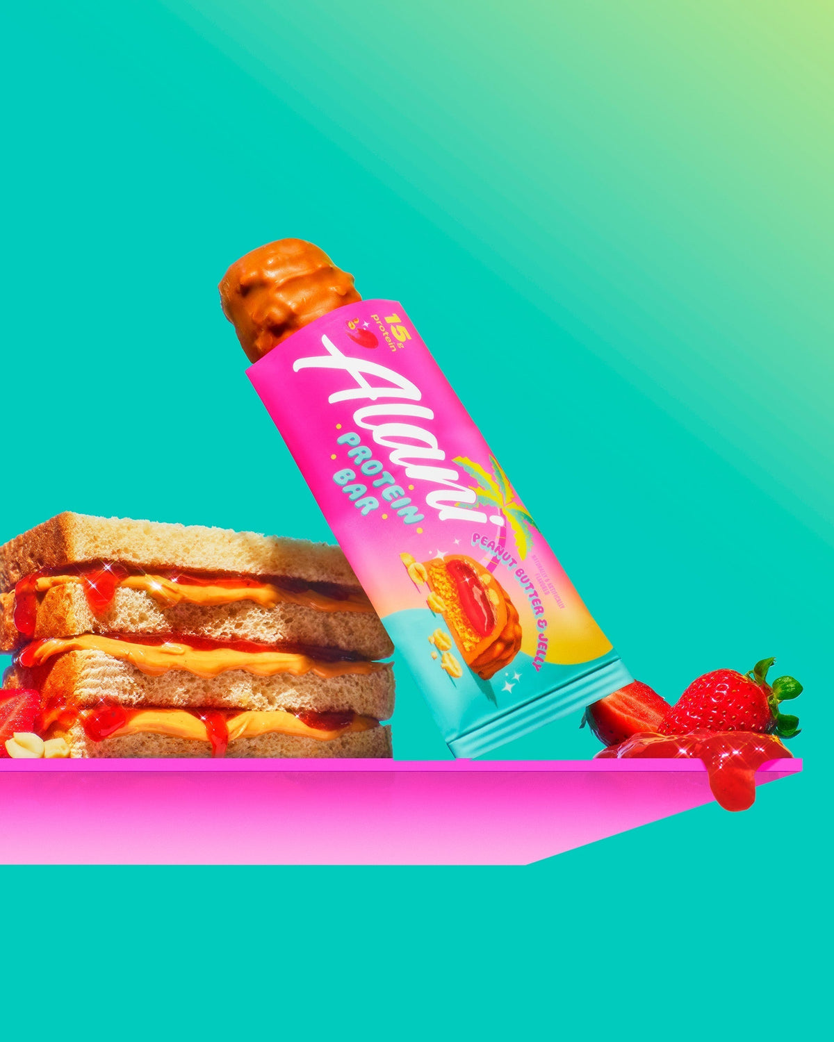 Alani Nu Protein Bar - Peanut Butter & Jelly D7 - image 6