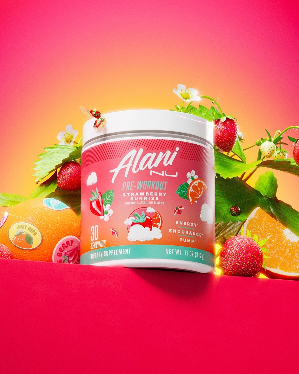 Alani Nu Pre-Workout - Strawberry Sunrise J2 - image 5