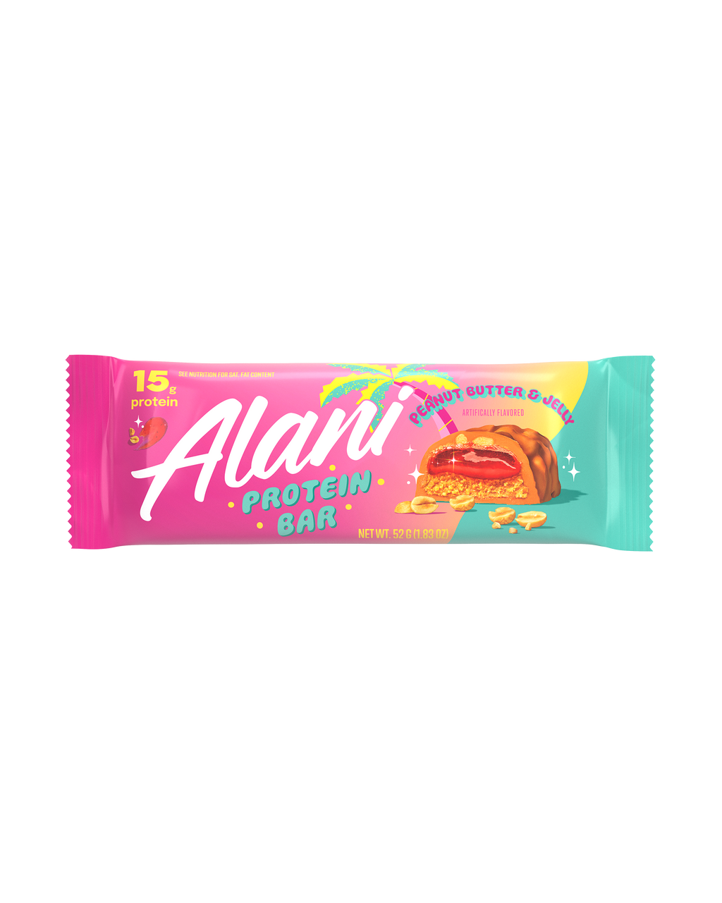 Alani Nu Protein Bar - Peanut Butter & Jelly D7 - image 2