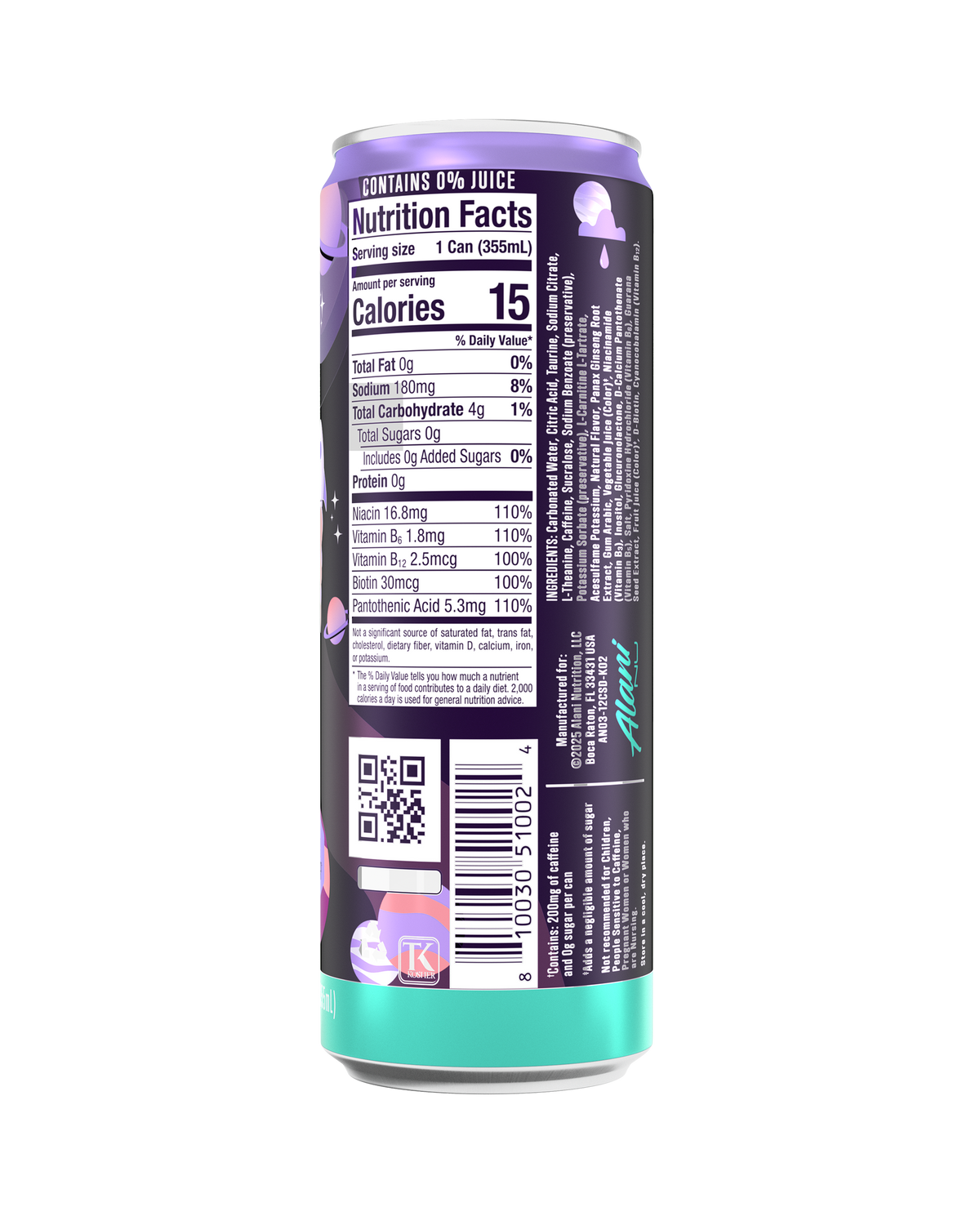 Alani Nu Energy Drink - Cosmic Stardust A5 - image 3