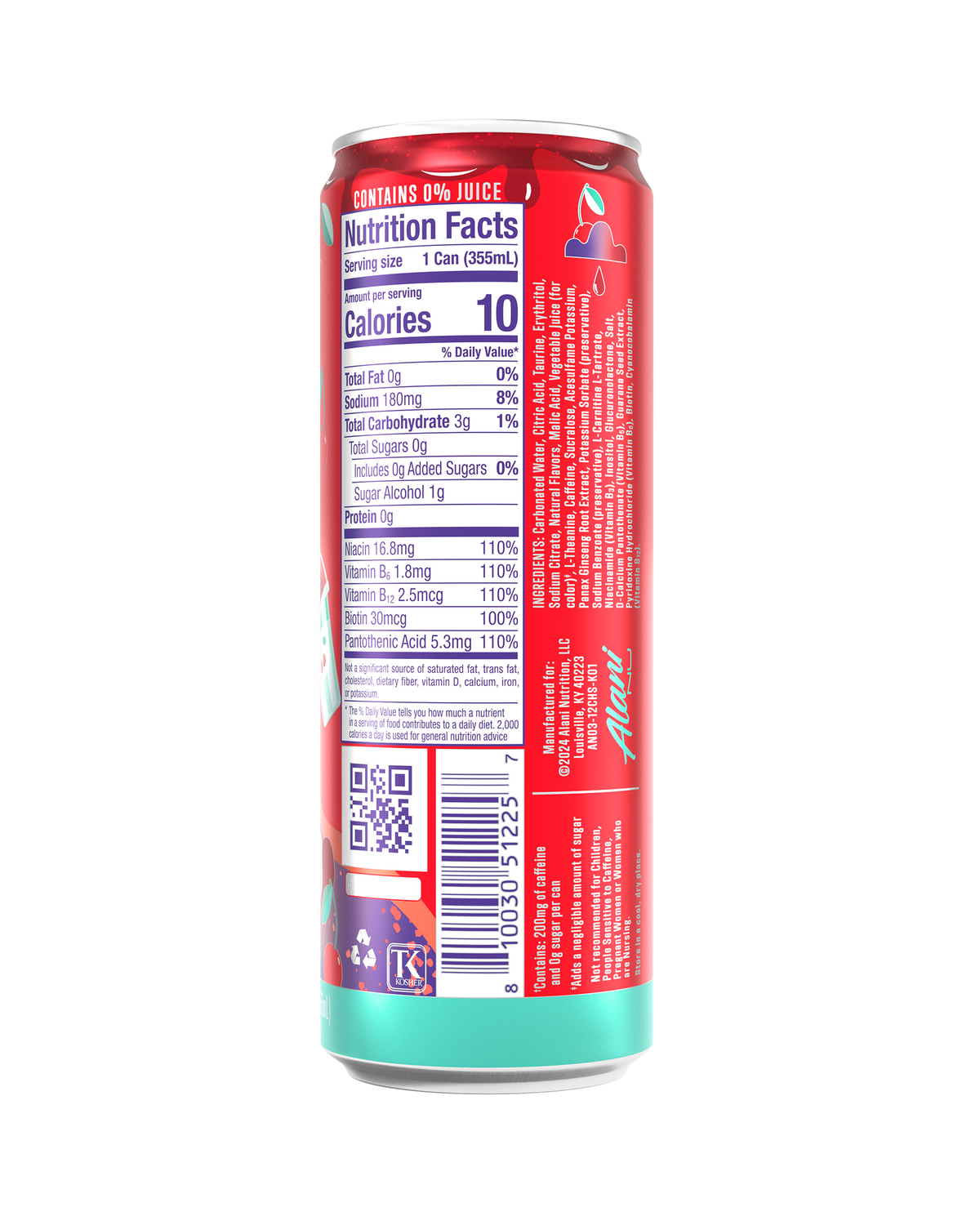 Alani Nu Energy Drink - Cherry Slush I0 - image 3
