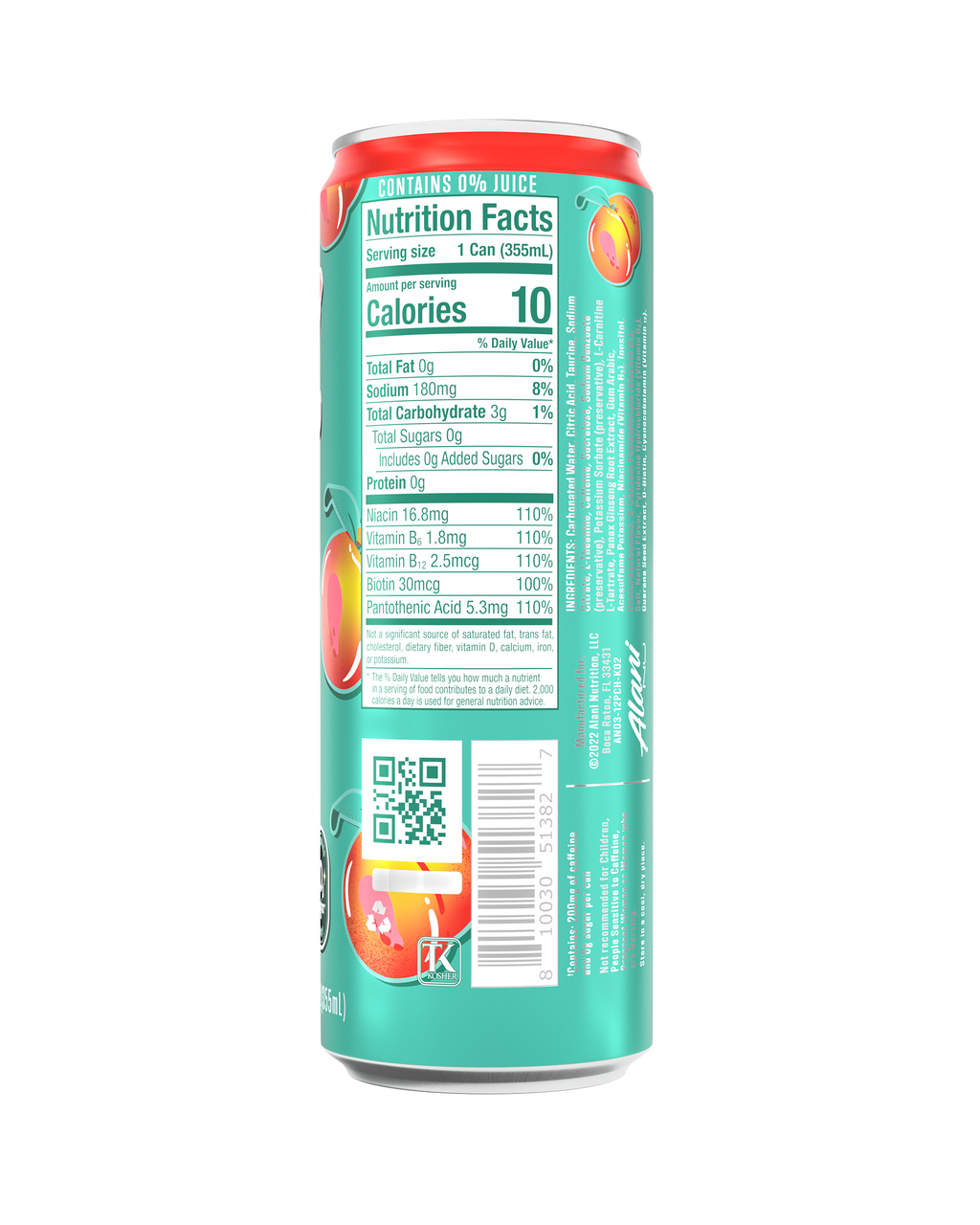 Alani Nu Energy Drink - Juicy Peach Y2 - image 3